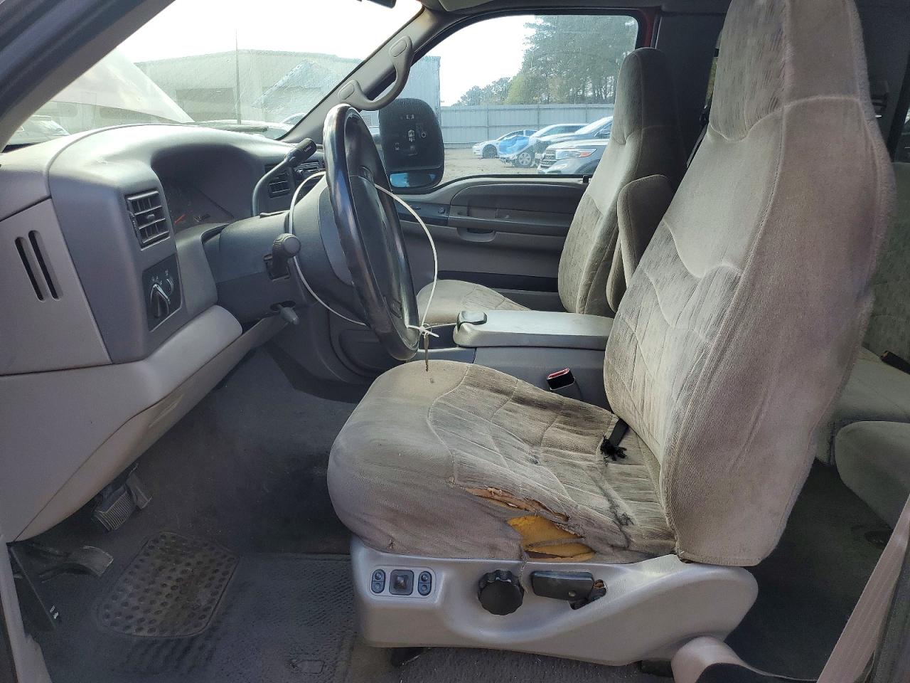 2000 Ford F250 Super Duty Red vin: 1FTNX20S0YEC50643