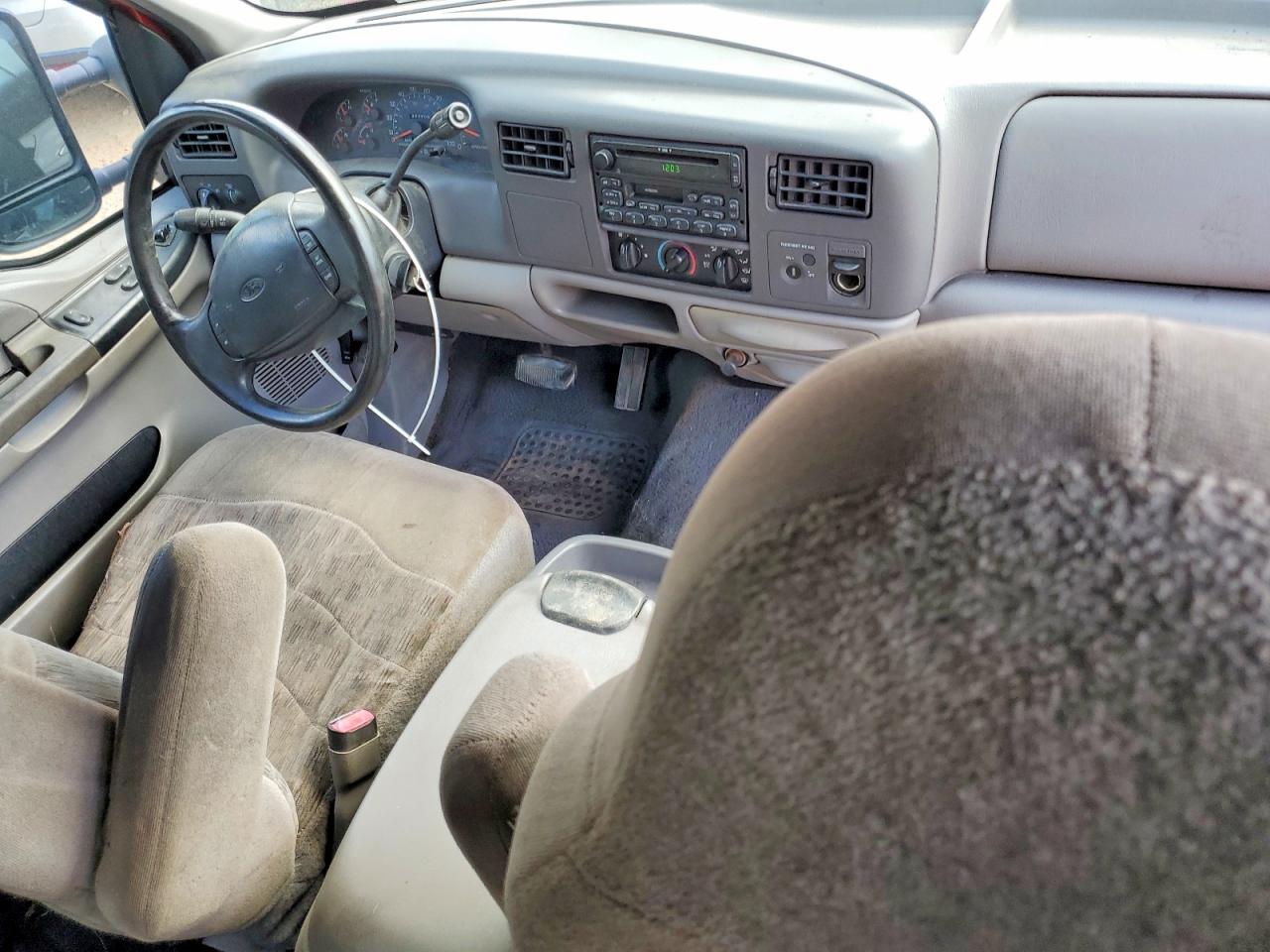 2000 Ford F250 Super Duty Red vin: 1FTNX20S0YEC50643
