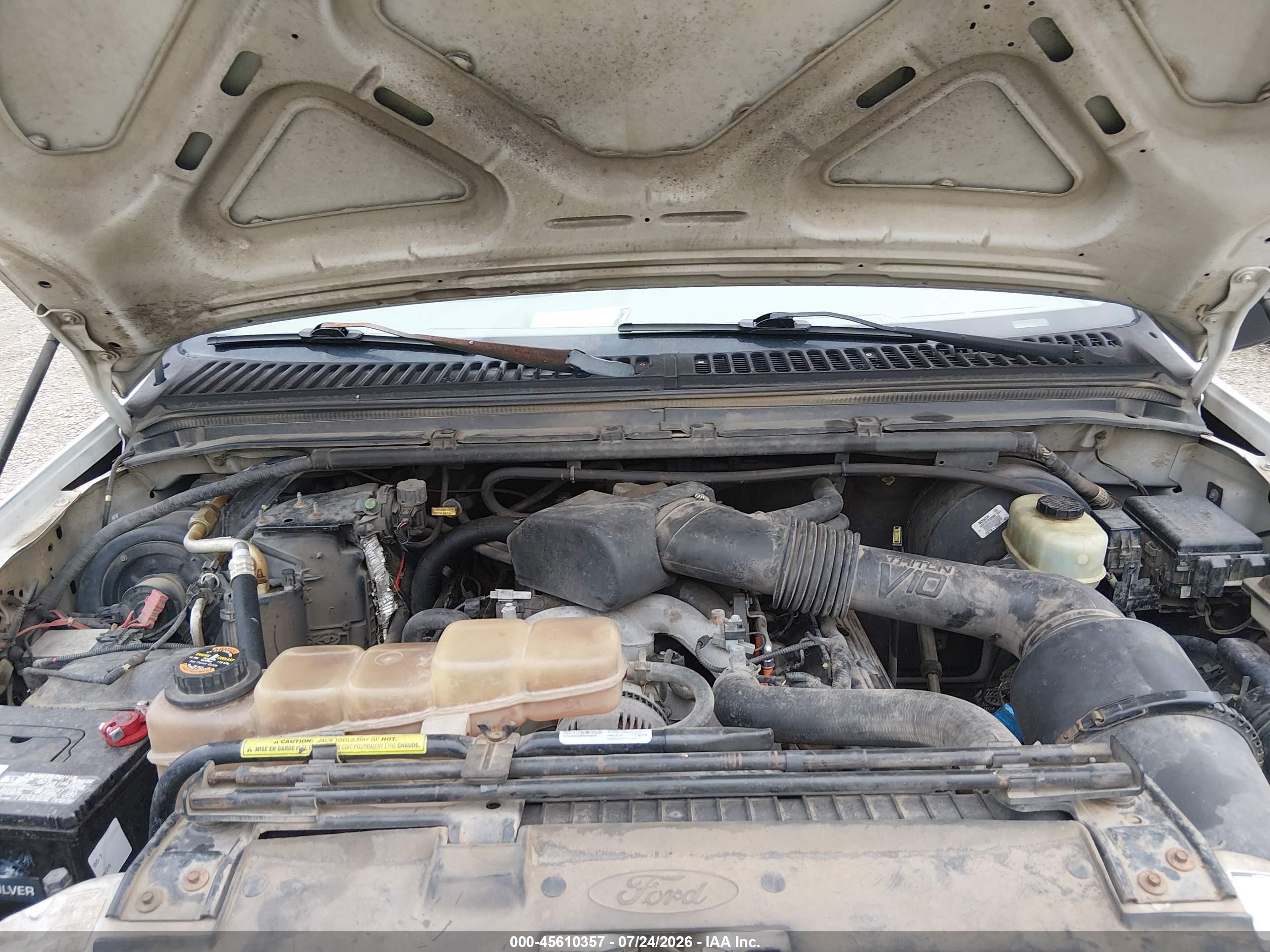 2000 Ford F-250 Lariat/xl/xlt White vin: 1FTNX20S0YEE25750