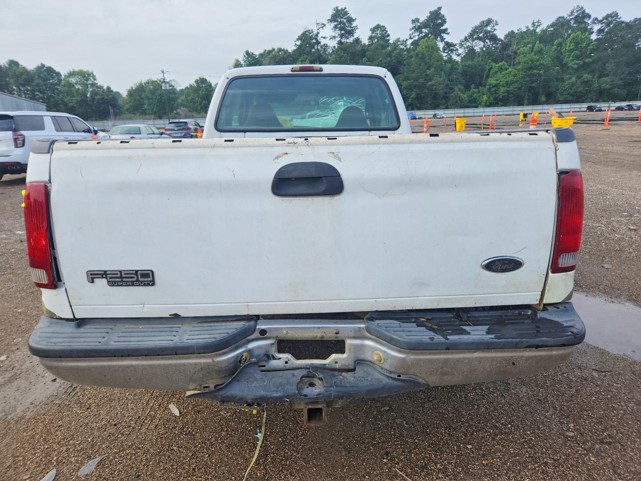 2000 Ford F250 Super Duty White vin: 1FTNX20S2YEA83976
