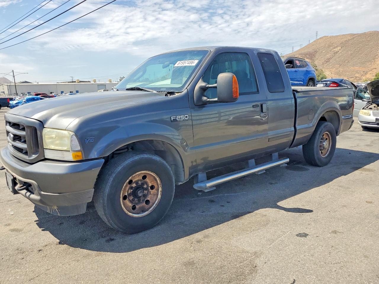 2004 Ford F250 Super Duty Угольный vin: 1FTNX20S34EC25181