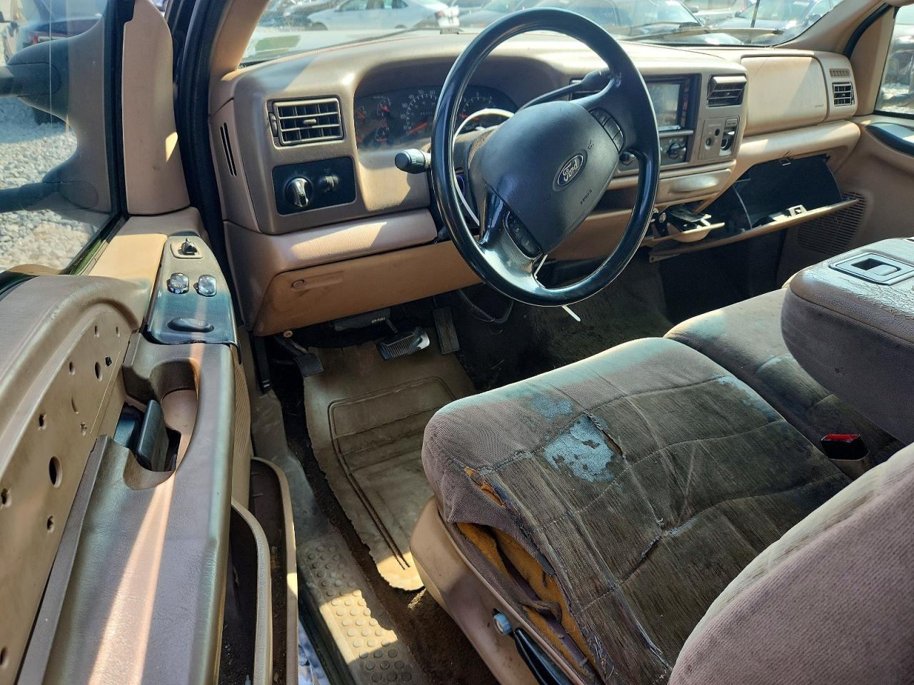 1999 Ford F250 Super Duty Green vin: 1FTNX20S4XEA52887