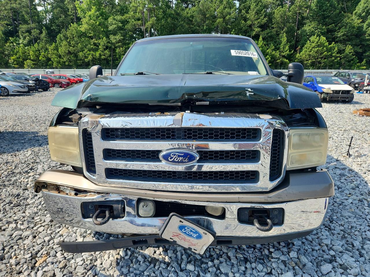 1999 Ford F250 Super Duty Green vin: 1FTNX20S4XEA52887