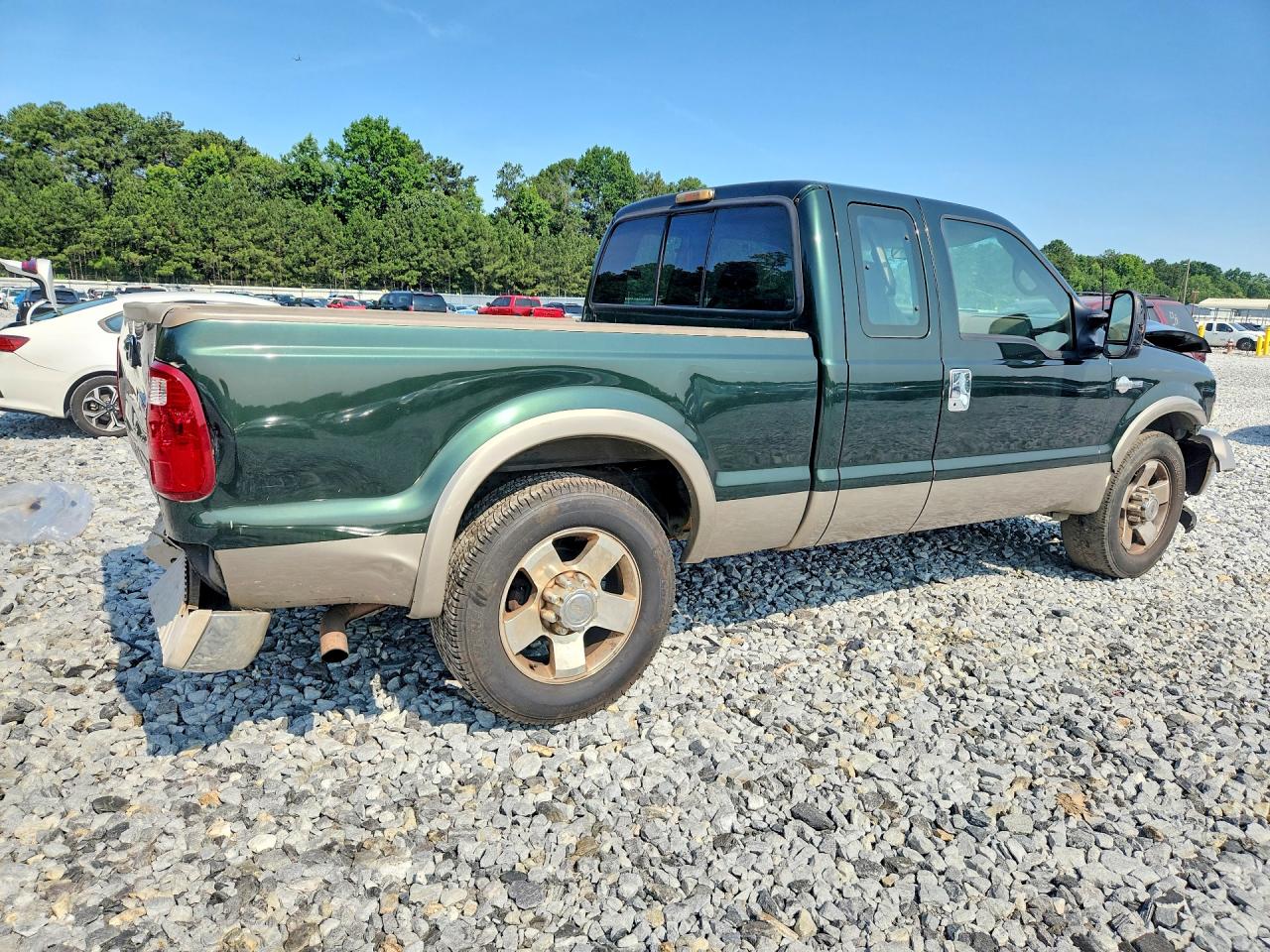1999 Ford F250 Super Duty Green vin: 1FTNX20S4XEA52887