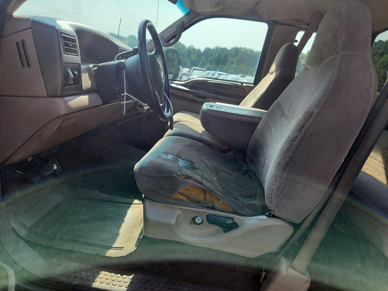 1999 Ford F250 Super Duty Green vin: 1FTNX20S4XEA52887