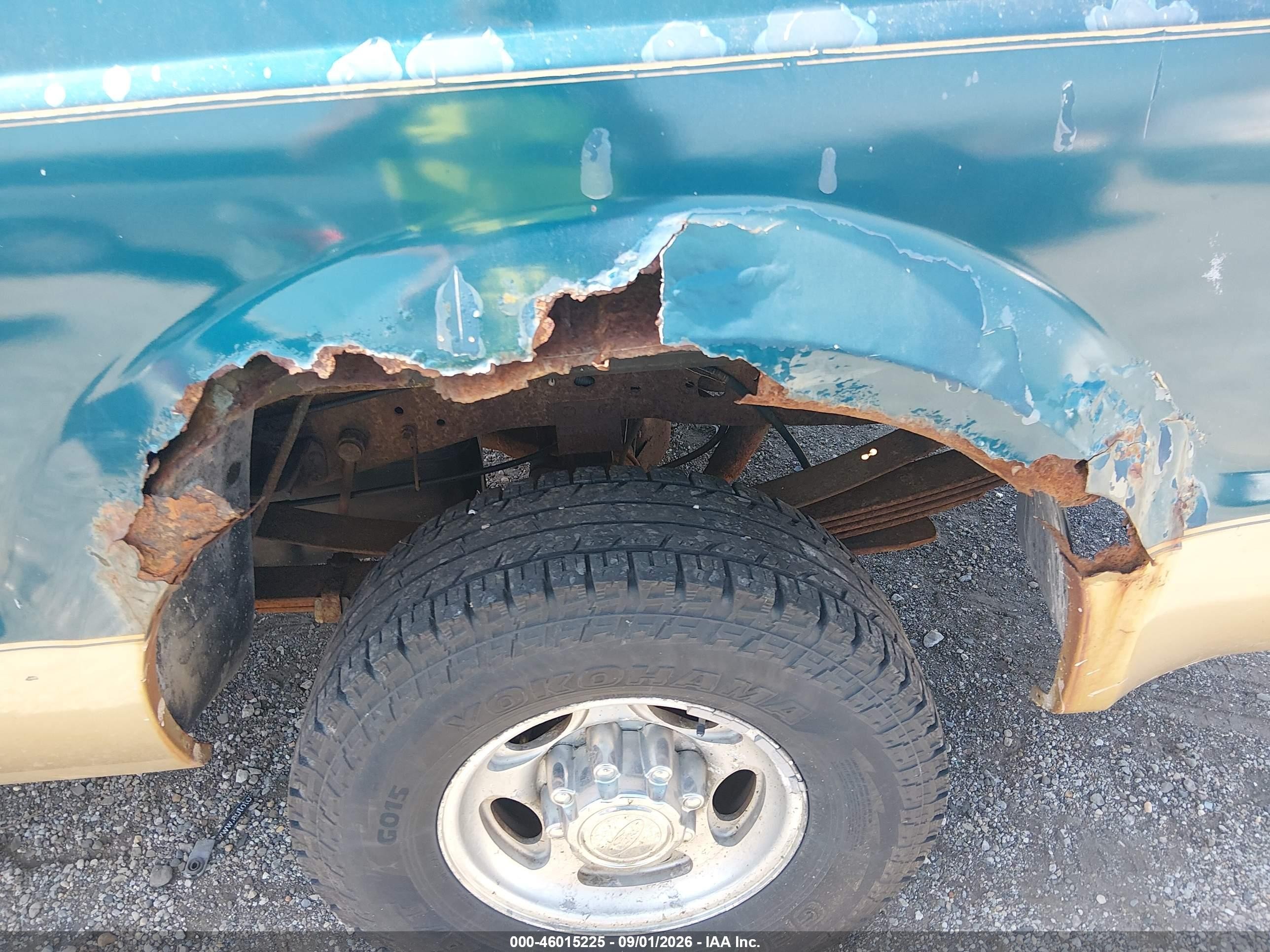 2000 Ford F-250   Blue vin: 1FTNX20S4YEB74490