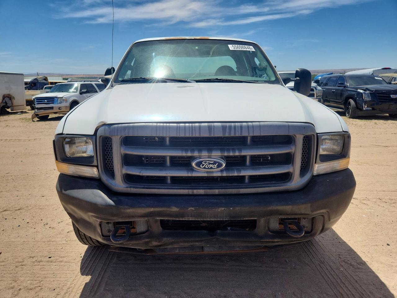 2004 Ford F250 Super Duty White vin: 1FTNX20S54EC95846
