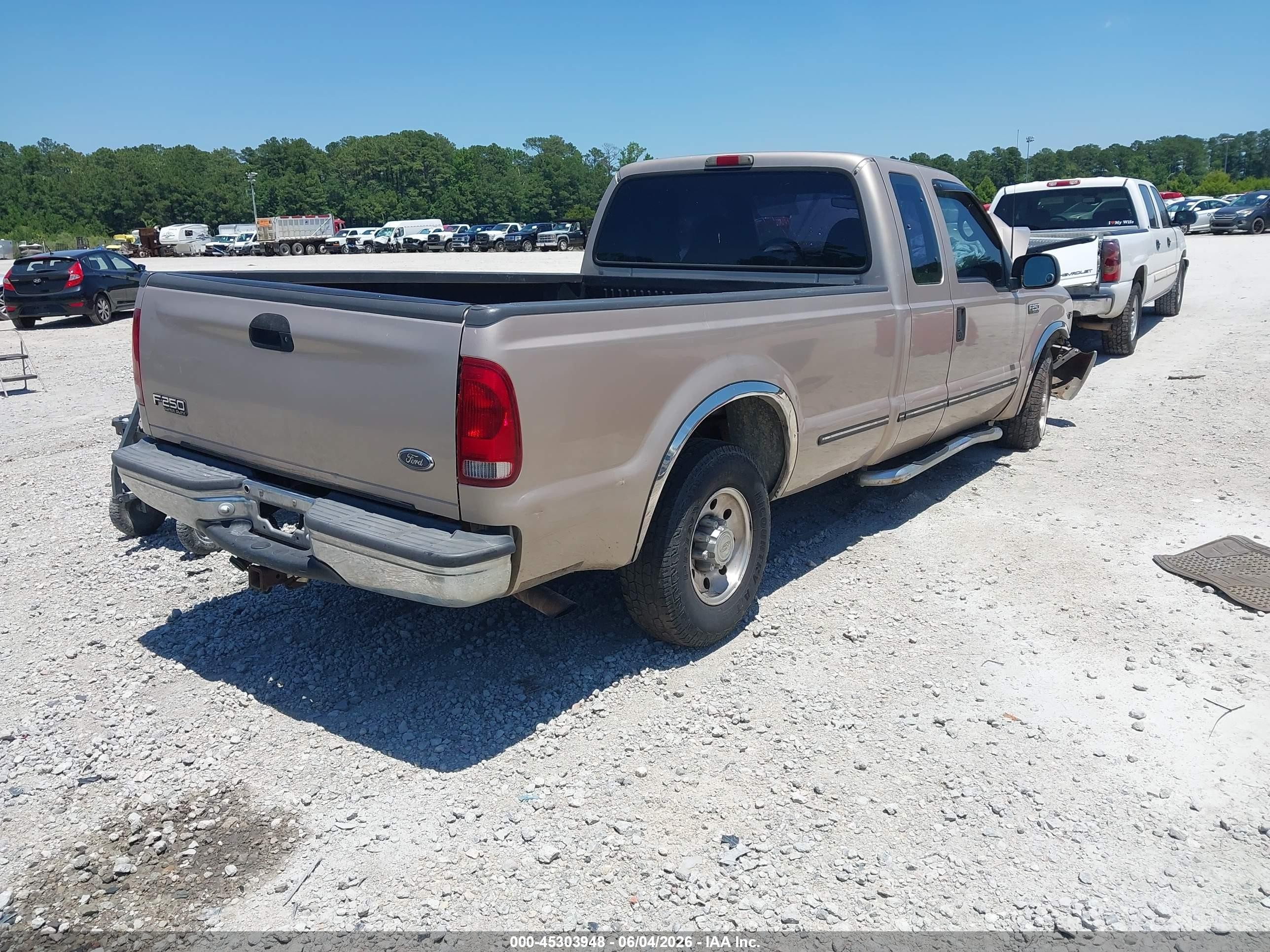 1999 Ford F-250 Lariat/xl/xlt Champagne vin: 1FTNX20S5XED17770