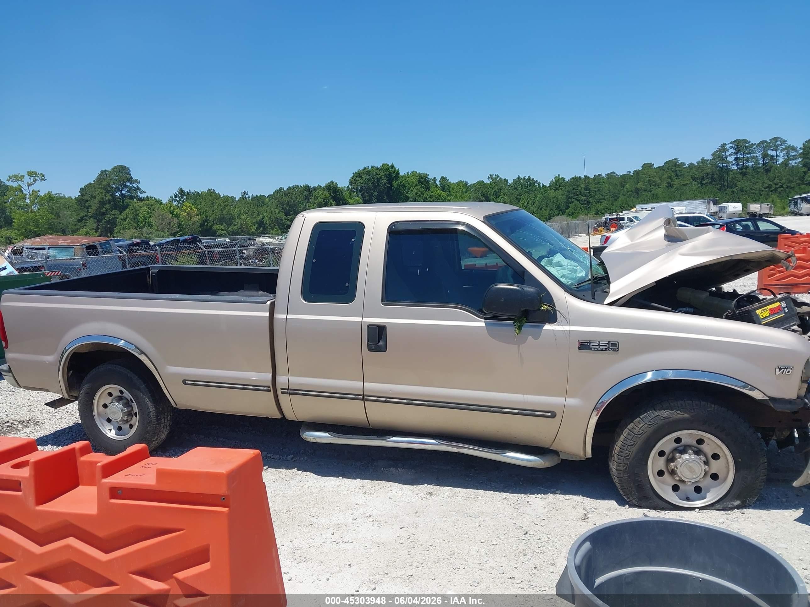 1999 Ford F-250 Lariat/xl/xlt Champagne vin: 1FTNX20S5XED17770