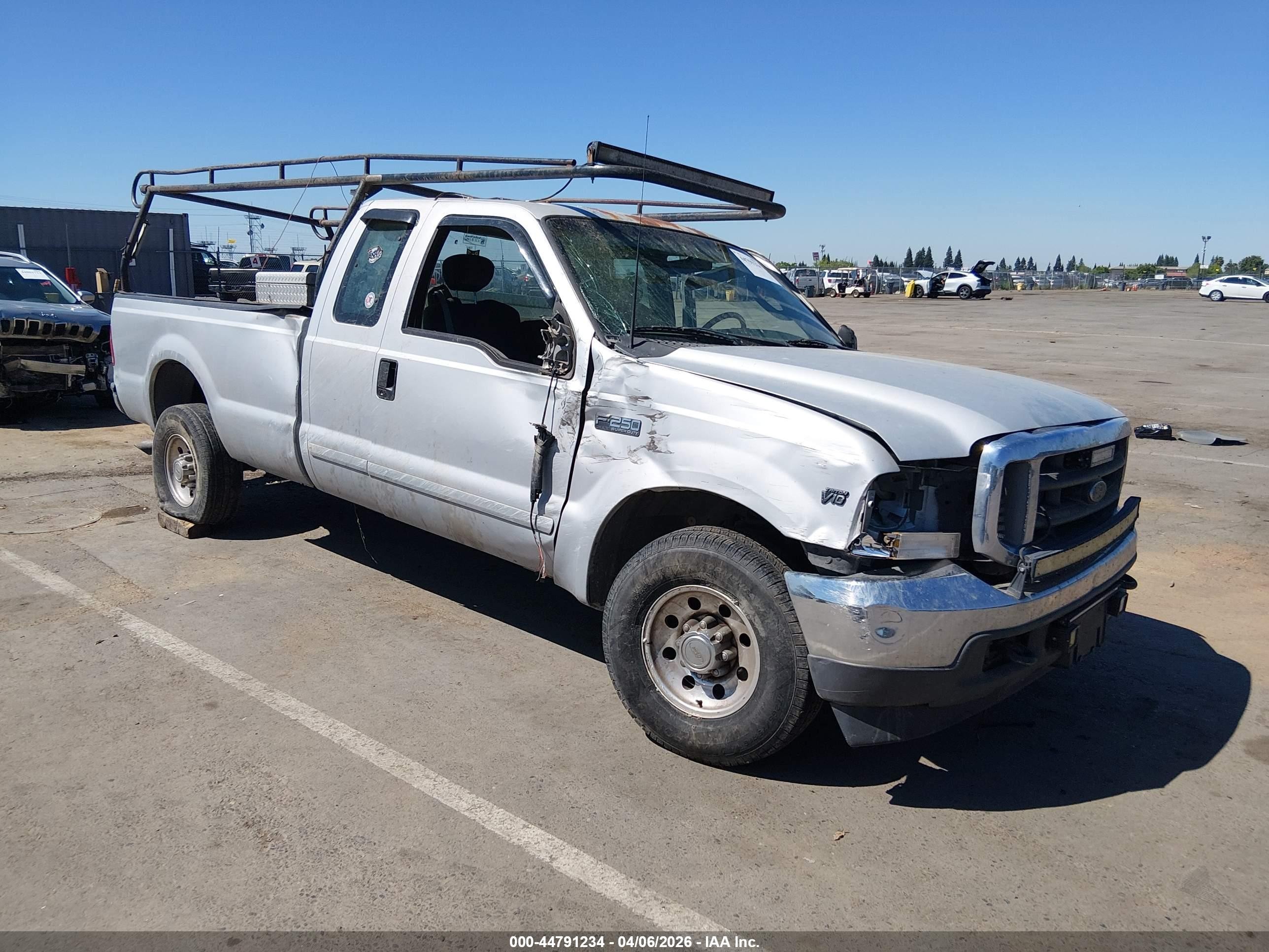 2003 Ford F-250 Lariat/xl/xlt Silver vin: 1FTNX20S63EB88402