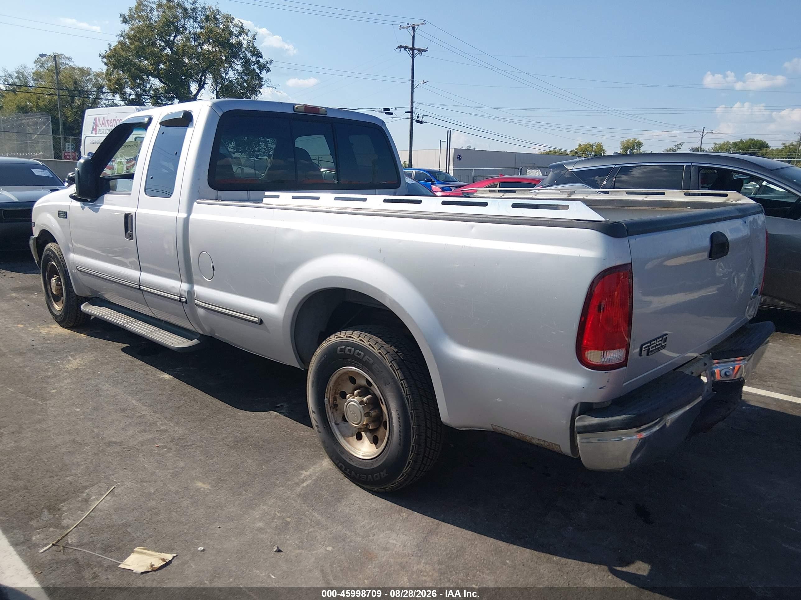 1999 Ford F-250 Lariat/xl/xlt Silver vin: 1FTNX20S8XED28200