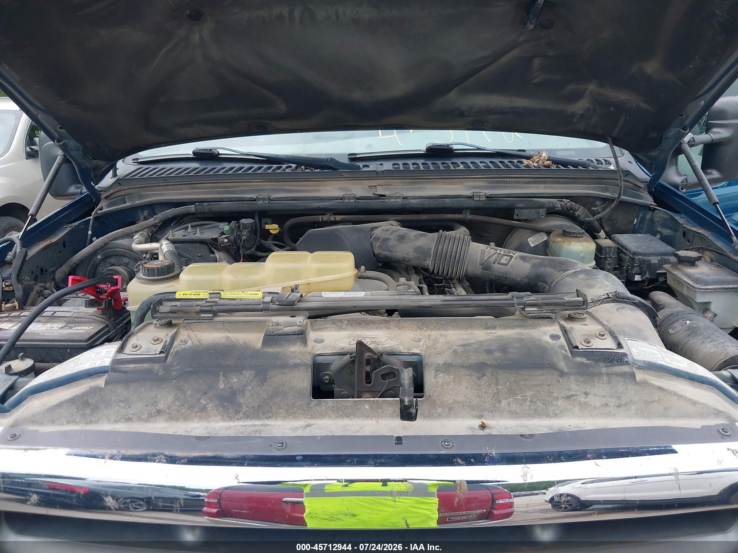 2001 Ford F-250 Lariat/xl/xlt Green vin: 1FTNX20S91EB91615
