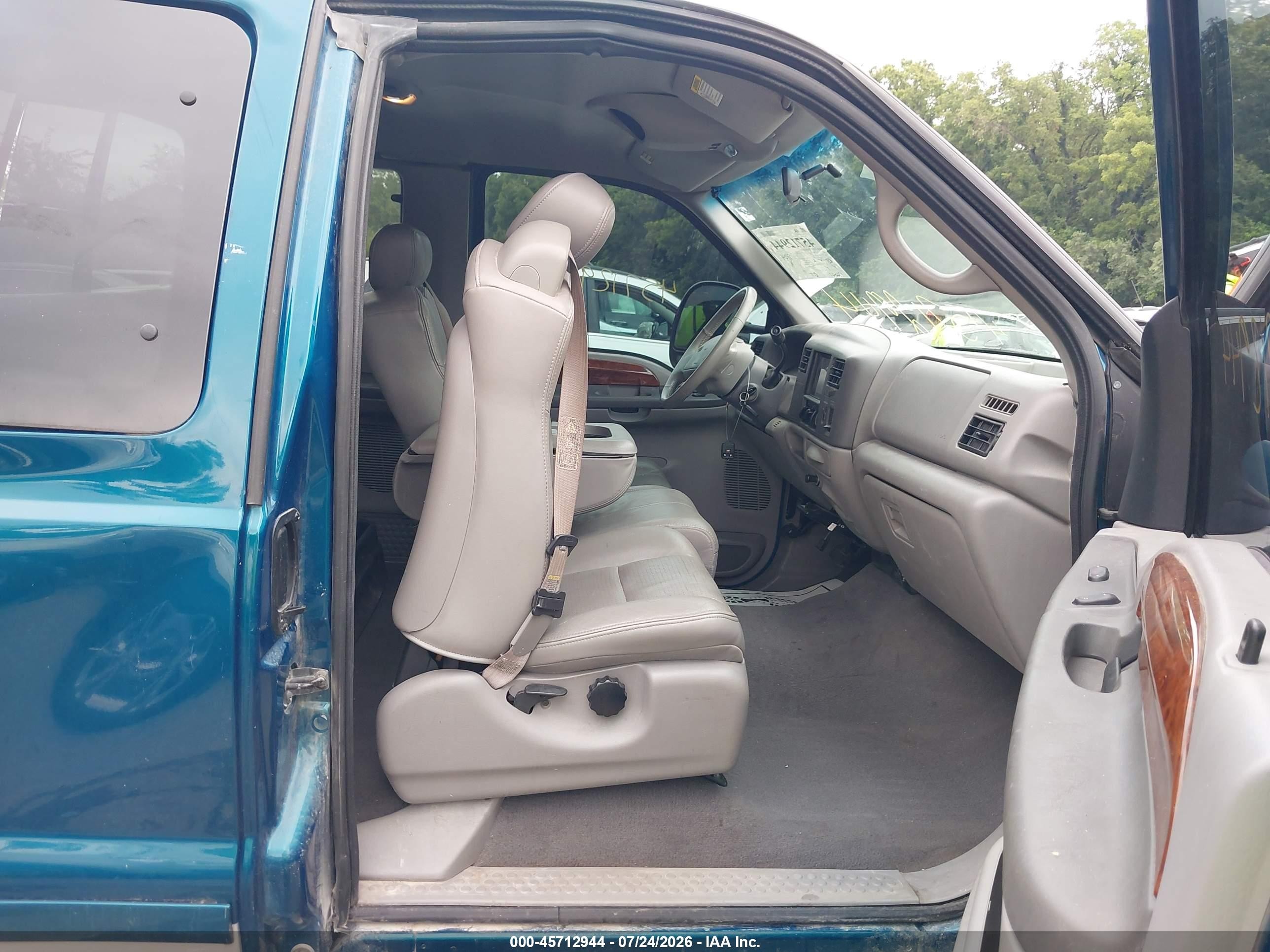 2001 Ford F-250 Lariat/xl/xlt Green vin: 1FTNX20S91EB91615