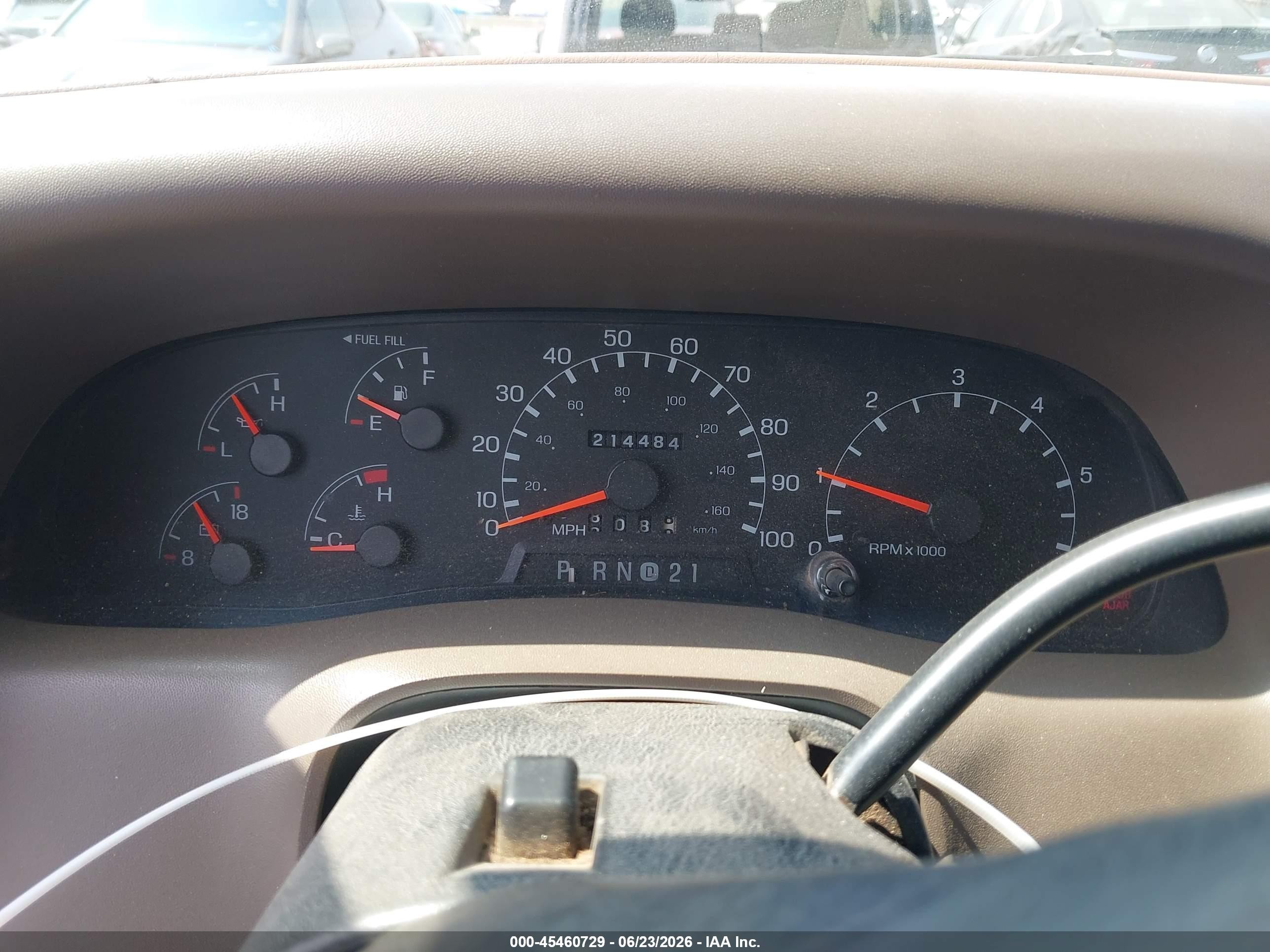 1999 Ford F-250 Lariat/xl/xlt Beige vin: 1FTNX20S9XEA54571