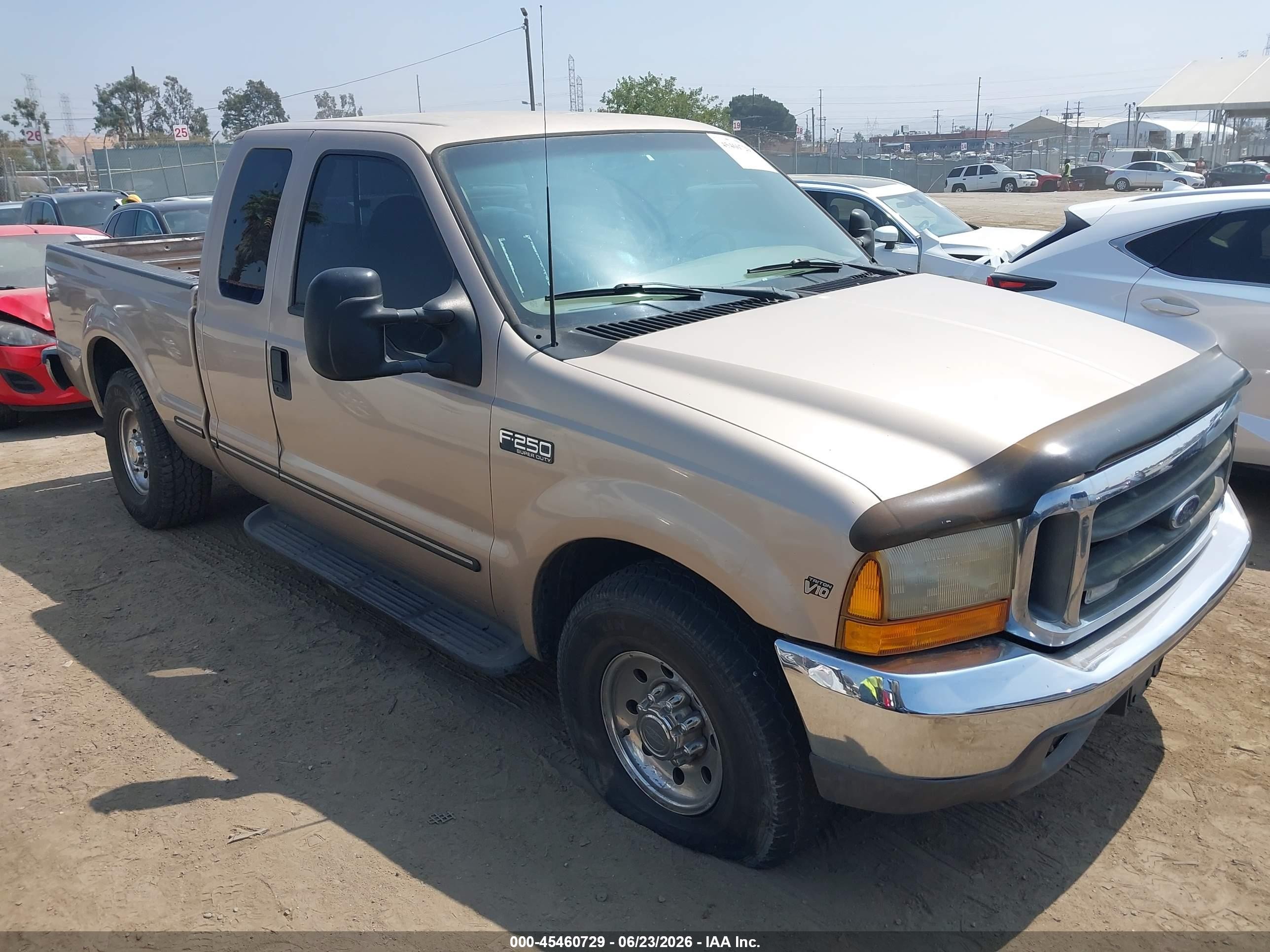 1999 Ford F-250 Lariat/xl/xlt Beige vin: 1FTNX20S9XEA54571