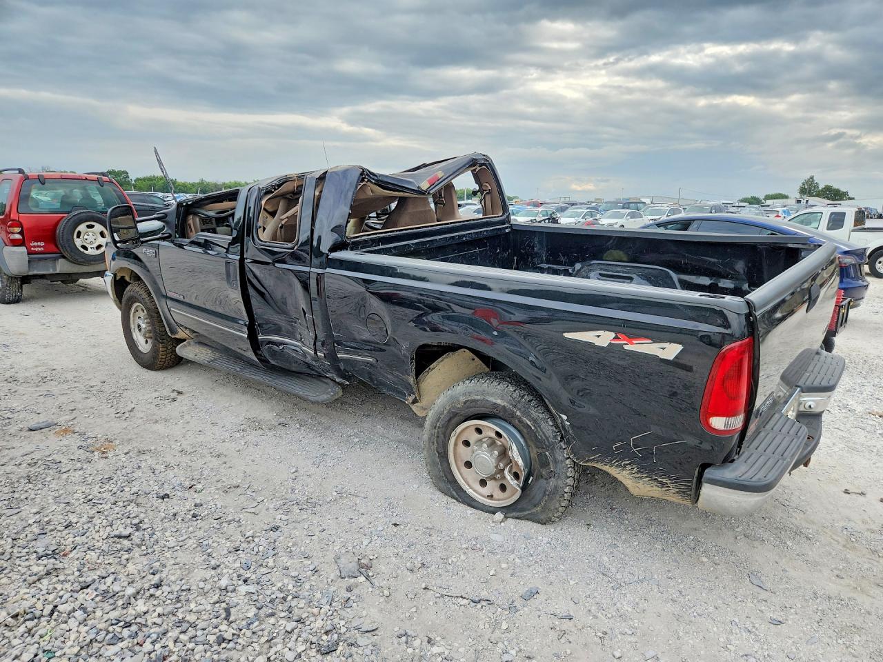 1999 Ford F250 Super Duty Black vin: 1FTNX21F0XED39452