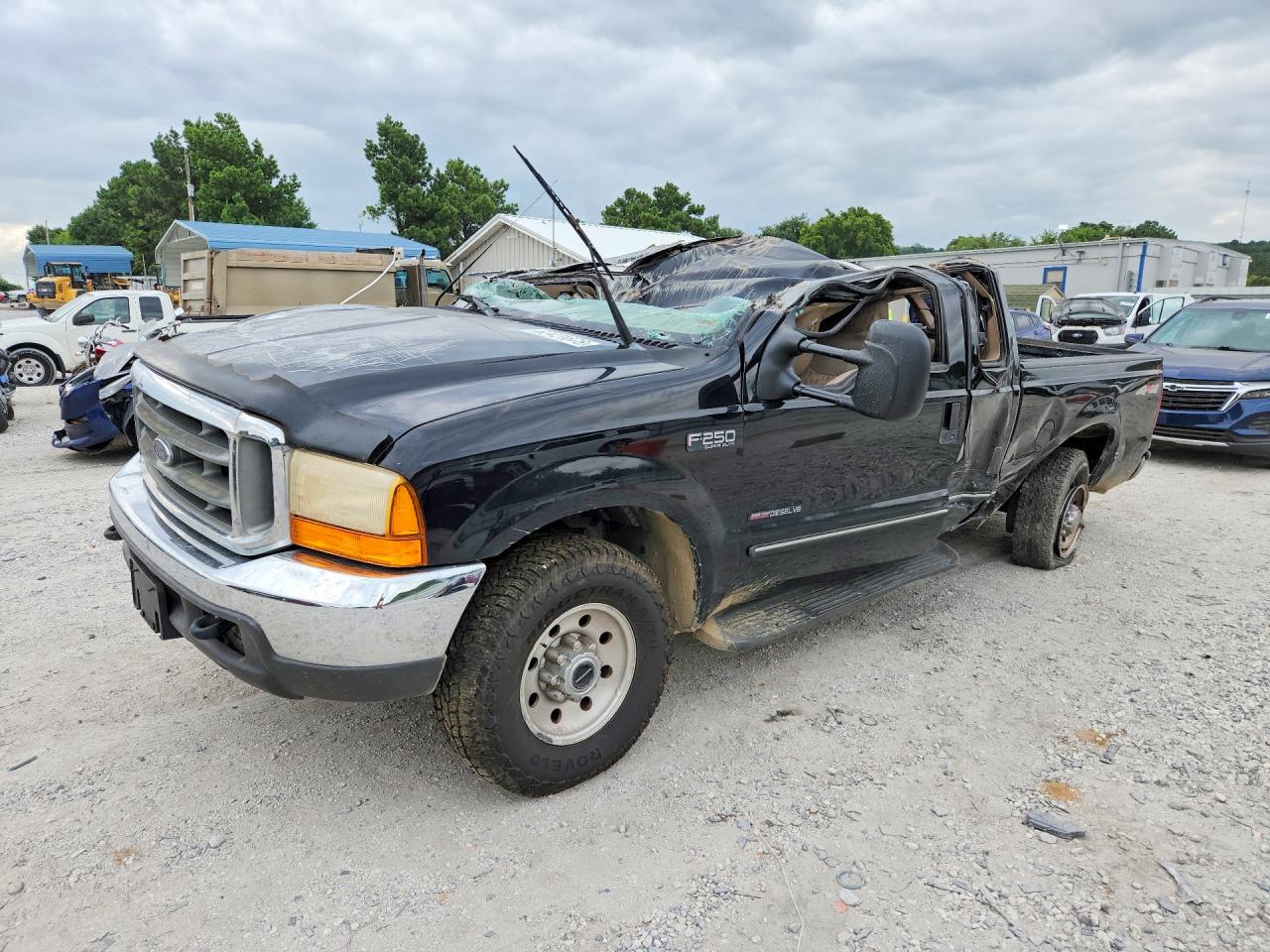 1999 Ford F250 Super Duty Black vin: 1FTNX21F0XED39452