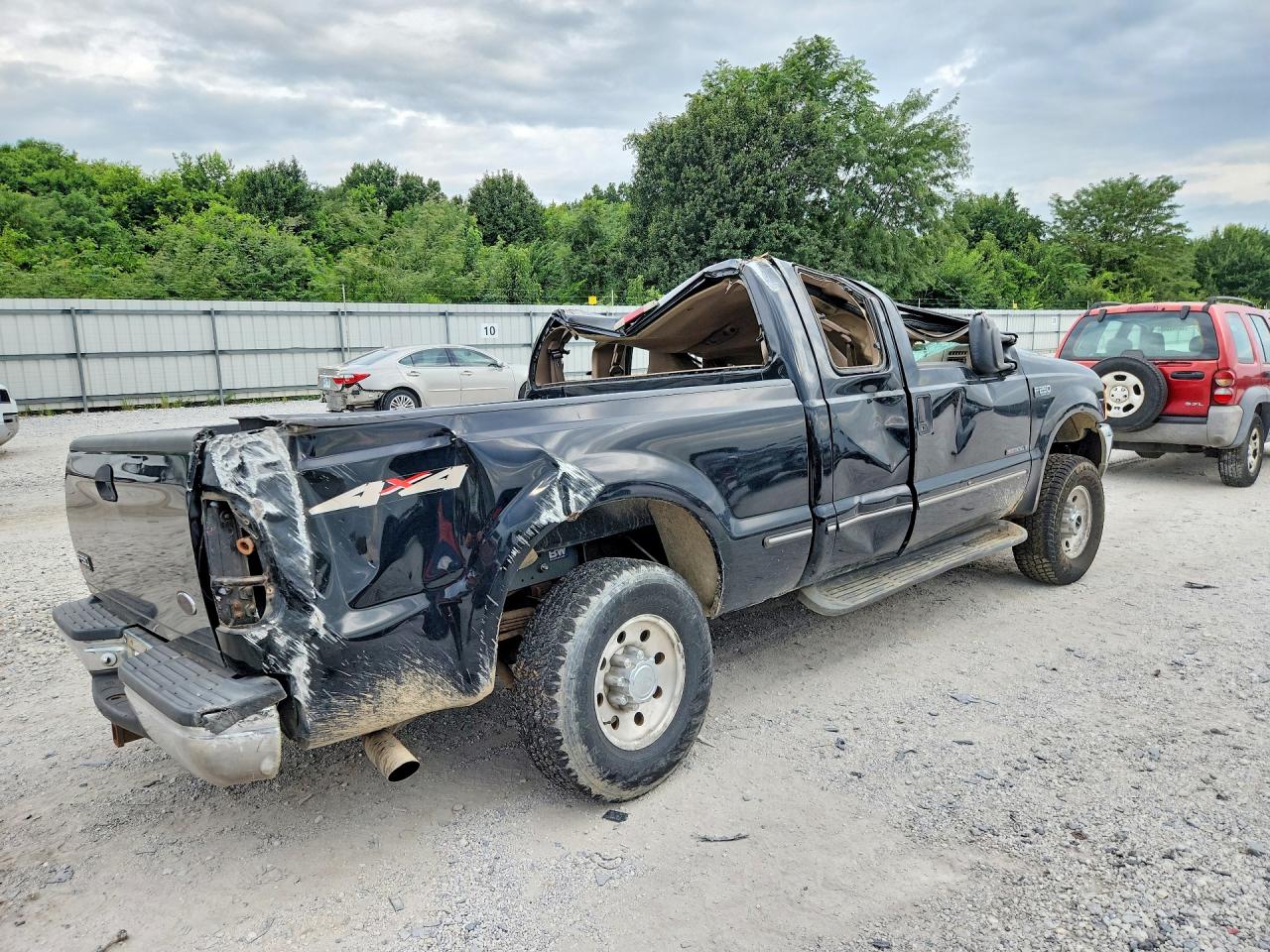 1999 Ford F250 Super Duty Black vin: 1FTNX21F0XED39452