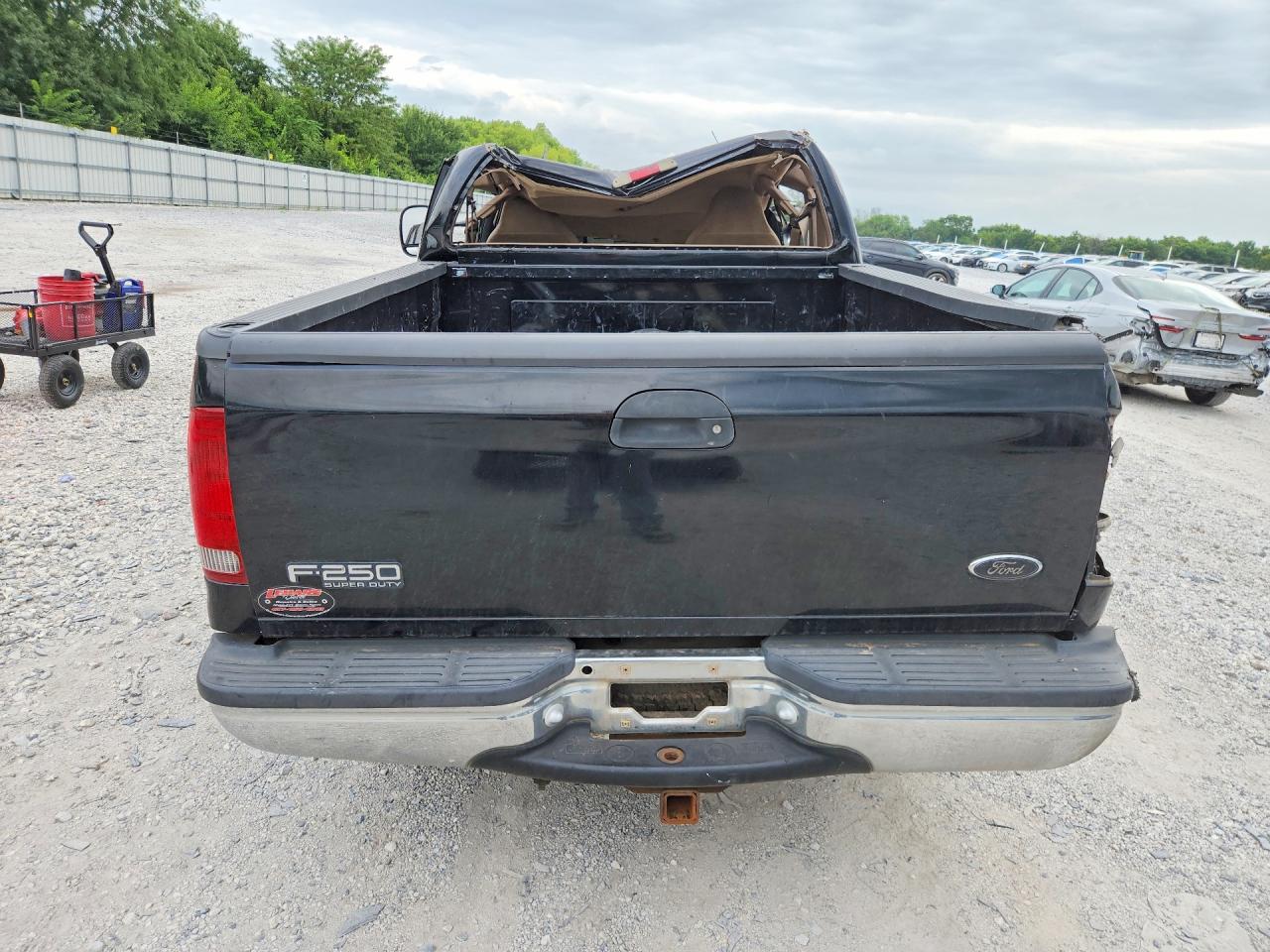1999 Ford F250 Super Duty Black vin: 1FTNX21F0XED39452