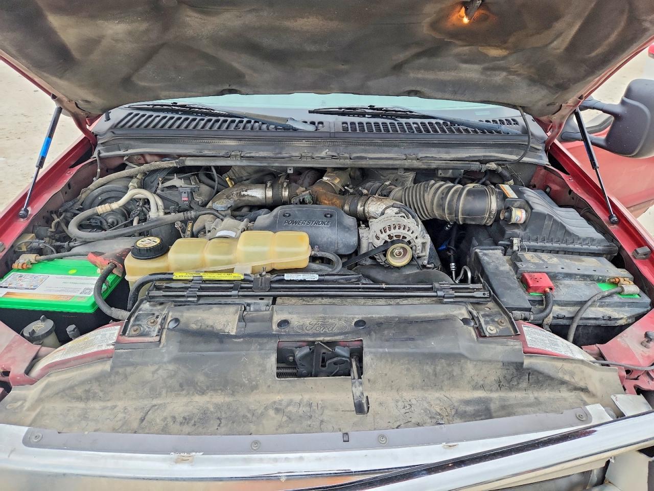 2001 Ford F250 Super Duty Red vin: 1FTNX21F11EC45524