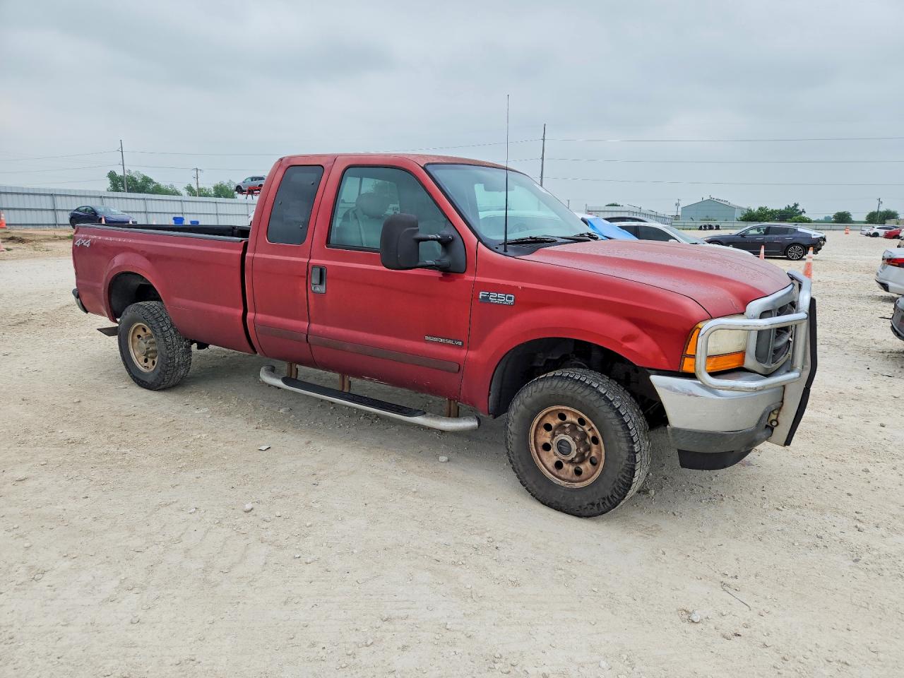 2001 Ford F250 Super Duty Red vin: 1FTNX21F11EC45524