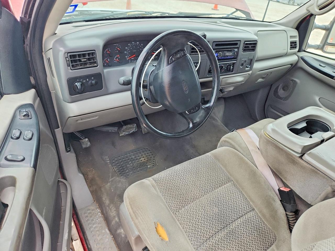 2001 Ford F250 Super Duty Red vin: 1FTNX21F11EC45524