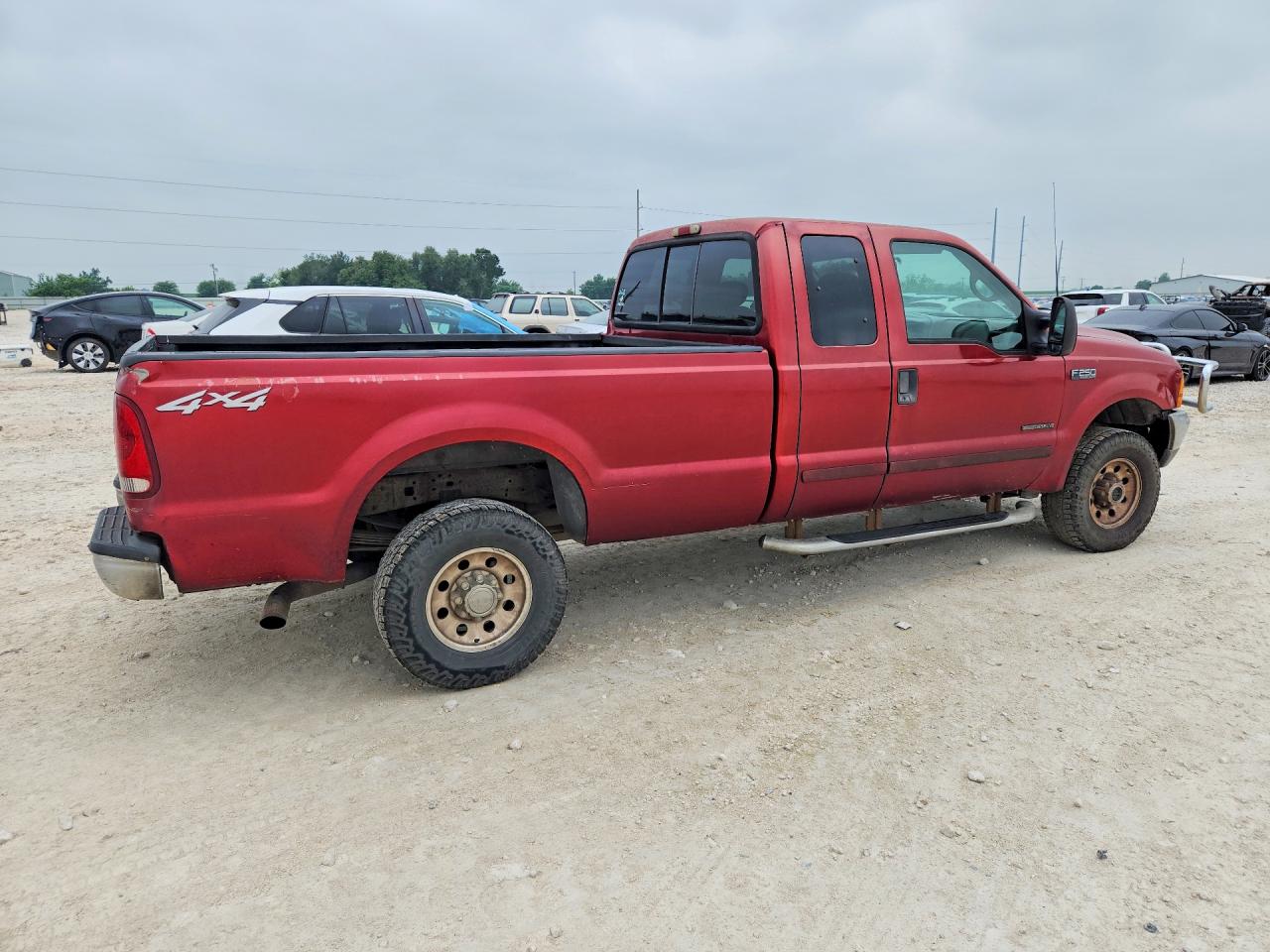 2001 Ford F250 Super Duty Red vin: 1FTNX21F11EC45524