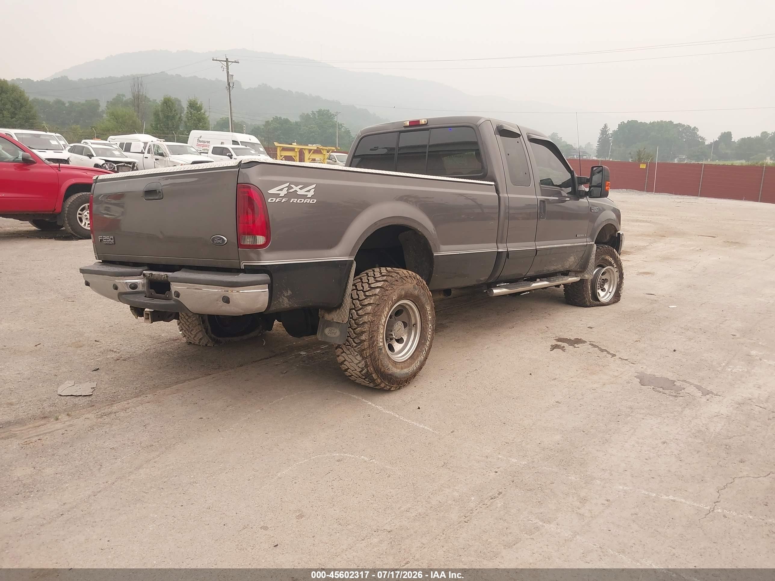 2002 Ford F-250 Lariat/xl/xlt Gray vin: 1FTNX21F12EC03307