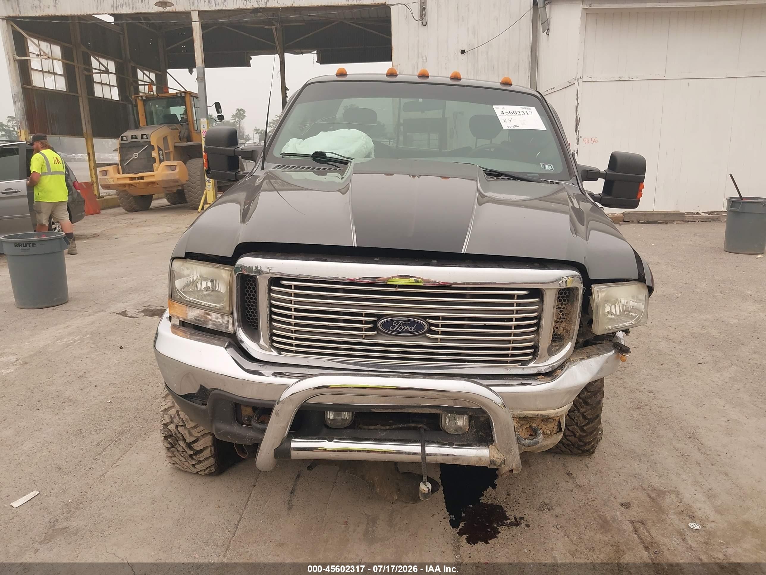 2002 Ford F-250 Lariat/xl/xlt Gray vin: 1FTNX21F12EC03307