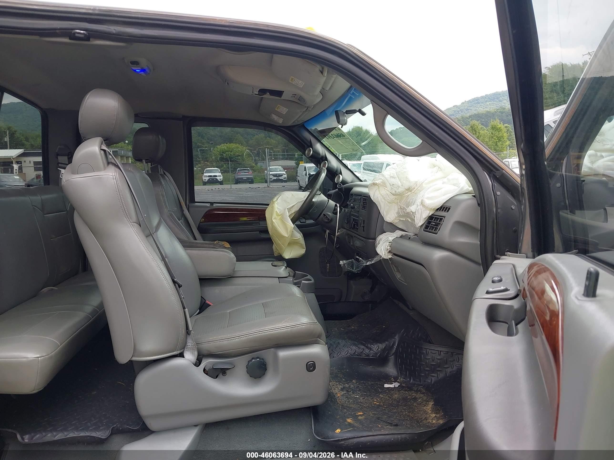 2002 Ford F-250 Lariat/xl/xlt Gray vin: 1FTNX21F12EC03307