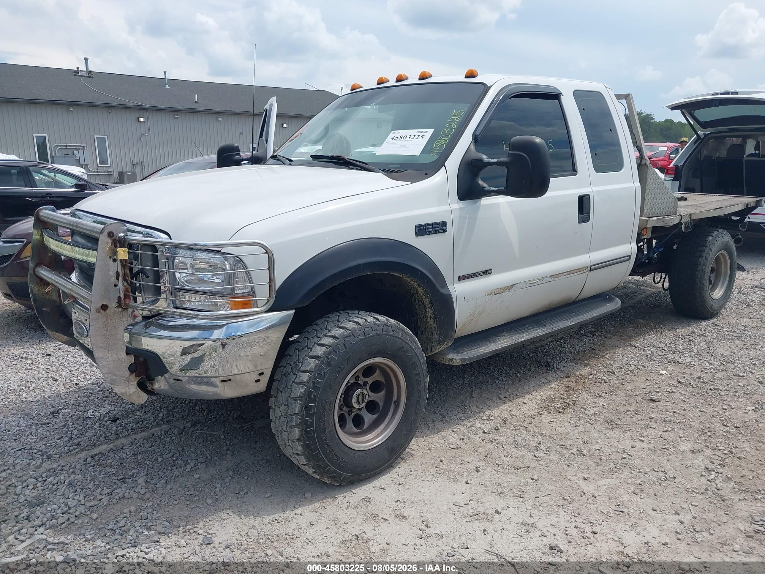 1999 Ford F-250 Lariat/xl/xlt White vin: 1FTNX21F1XED70306