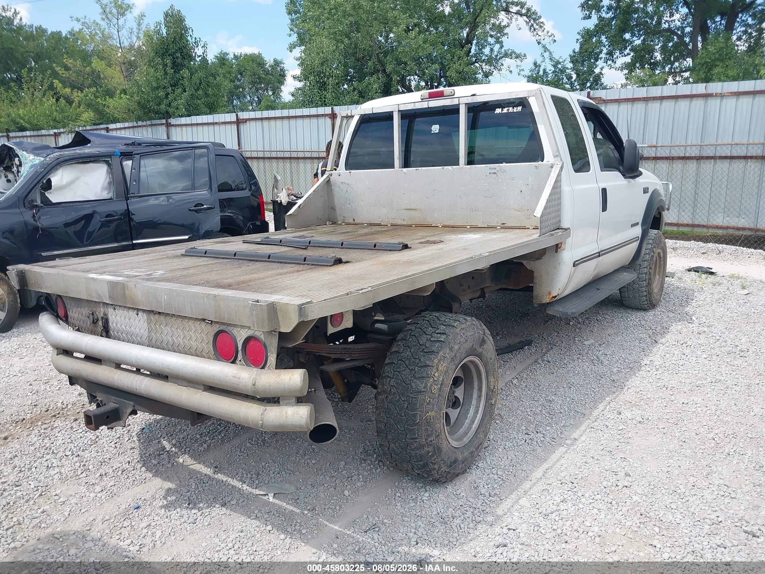 1999 Ford F-250 Lariat/xl/xlt White vin: 1FTNX21F1XED70306