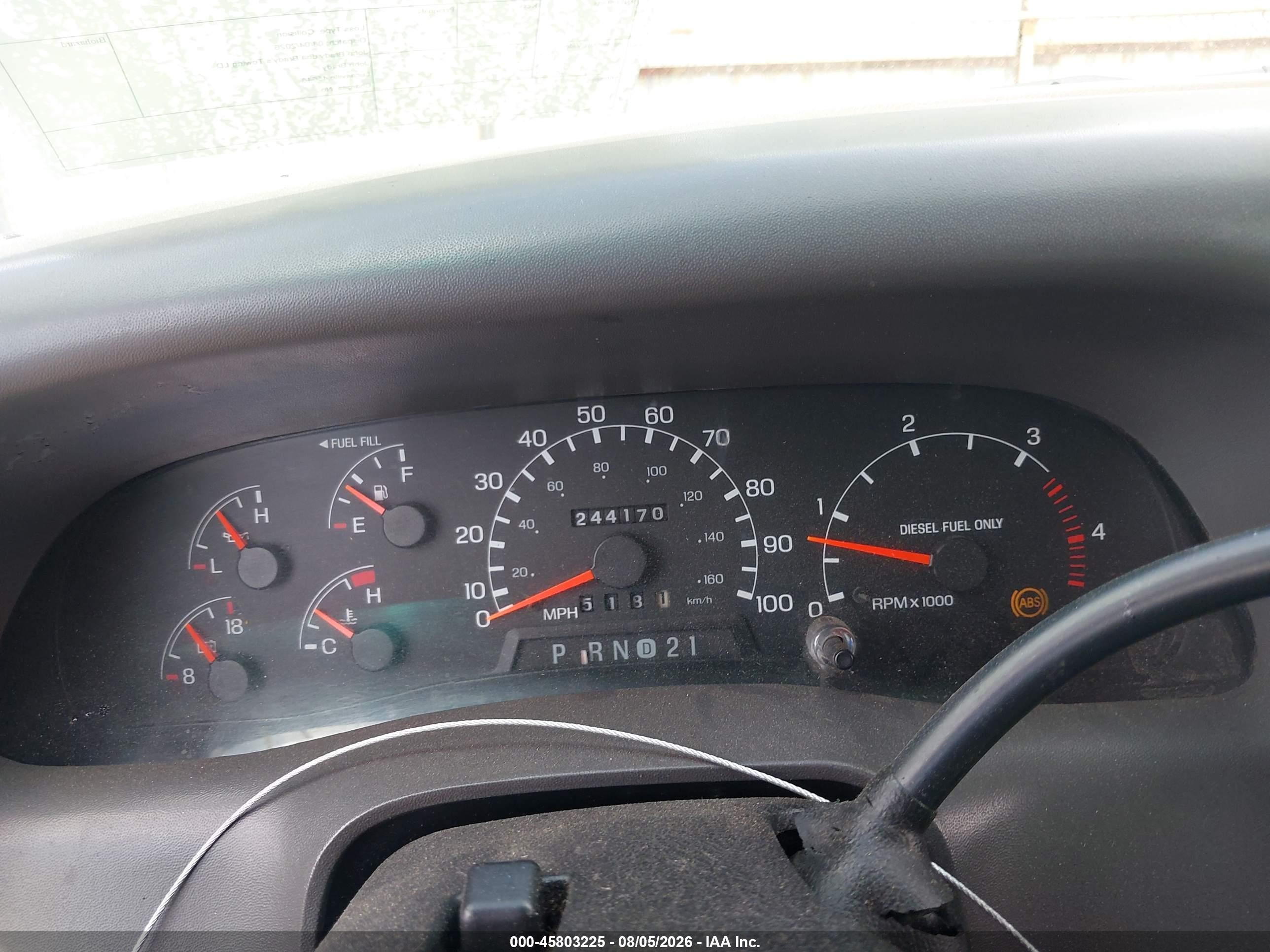 1999 Ford F-250 Lariat/xl/xlt White vin: 1FTNX21F1XED70306