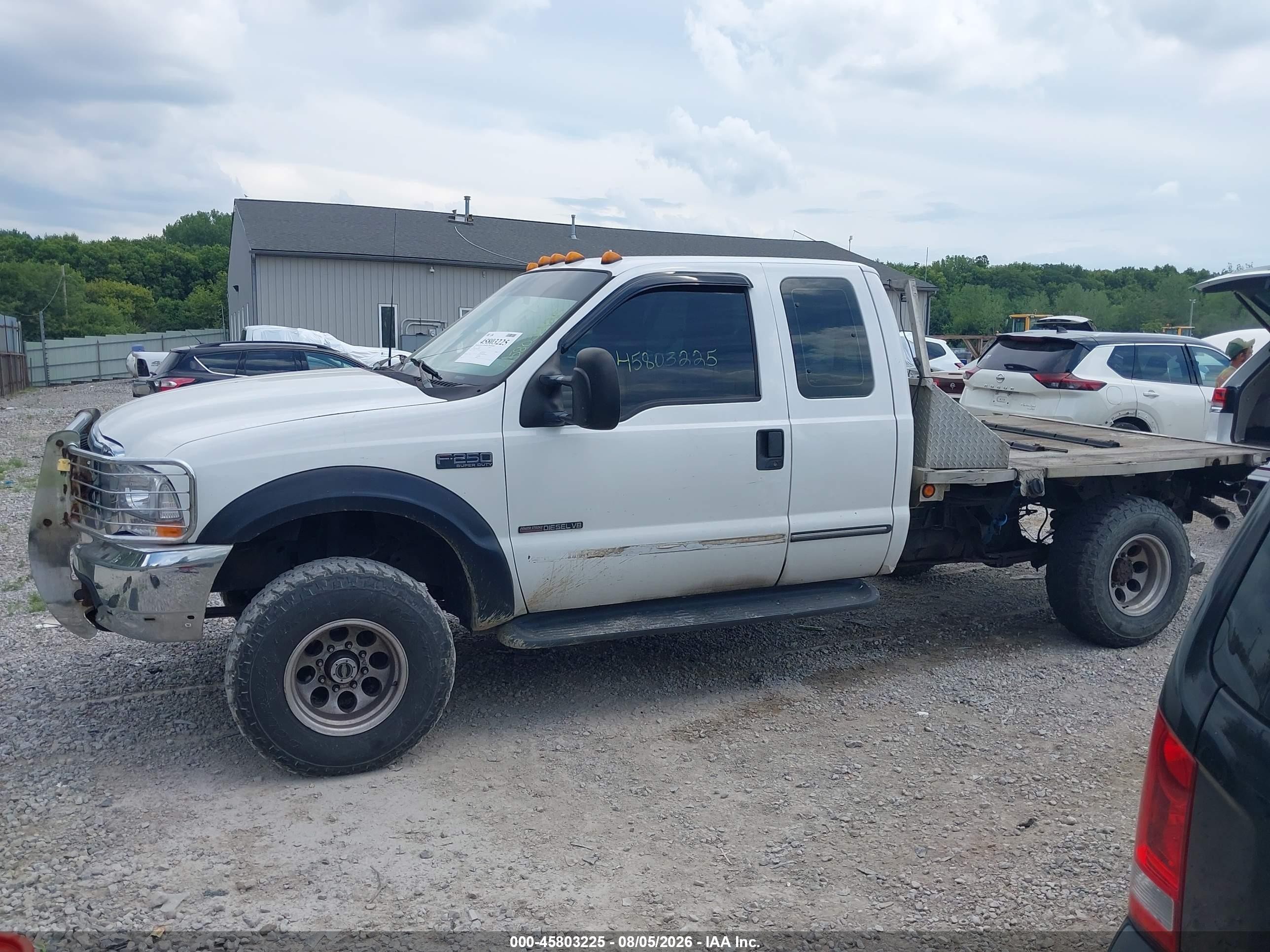 1999 Ford F-250 Lariat/xl/xlt White vin: 1FTNX21F1XED70306