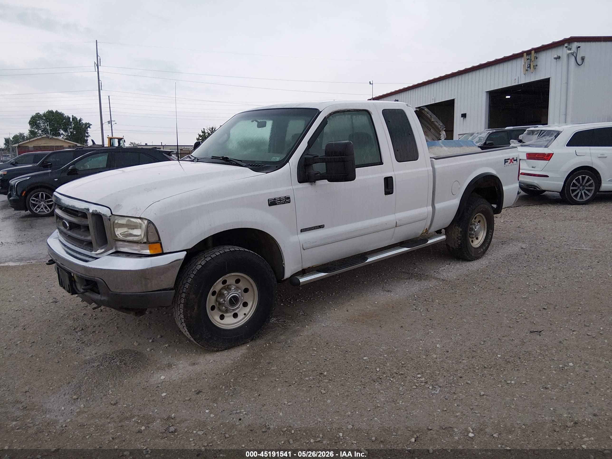 2002 Ford F-250 Lariat/xl/xlt Белый vin: 1FTNX21F22ED62224