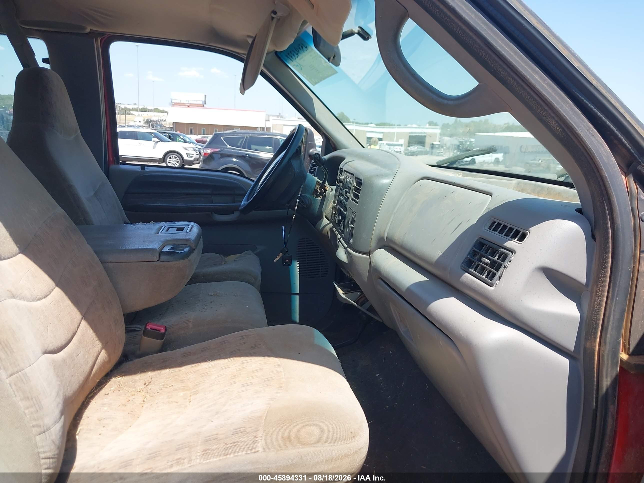 1999 Ford F-250 Lariat/xl/xlt Red vin: 1FTNX21F2XEC99021