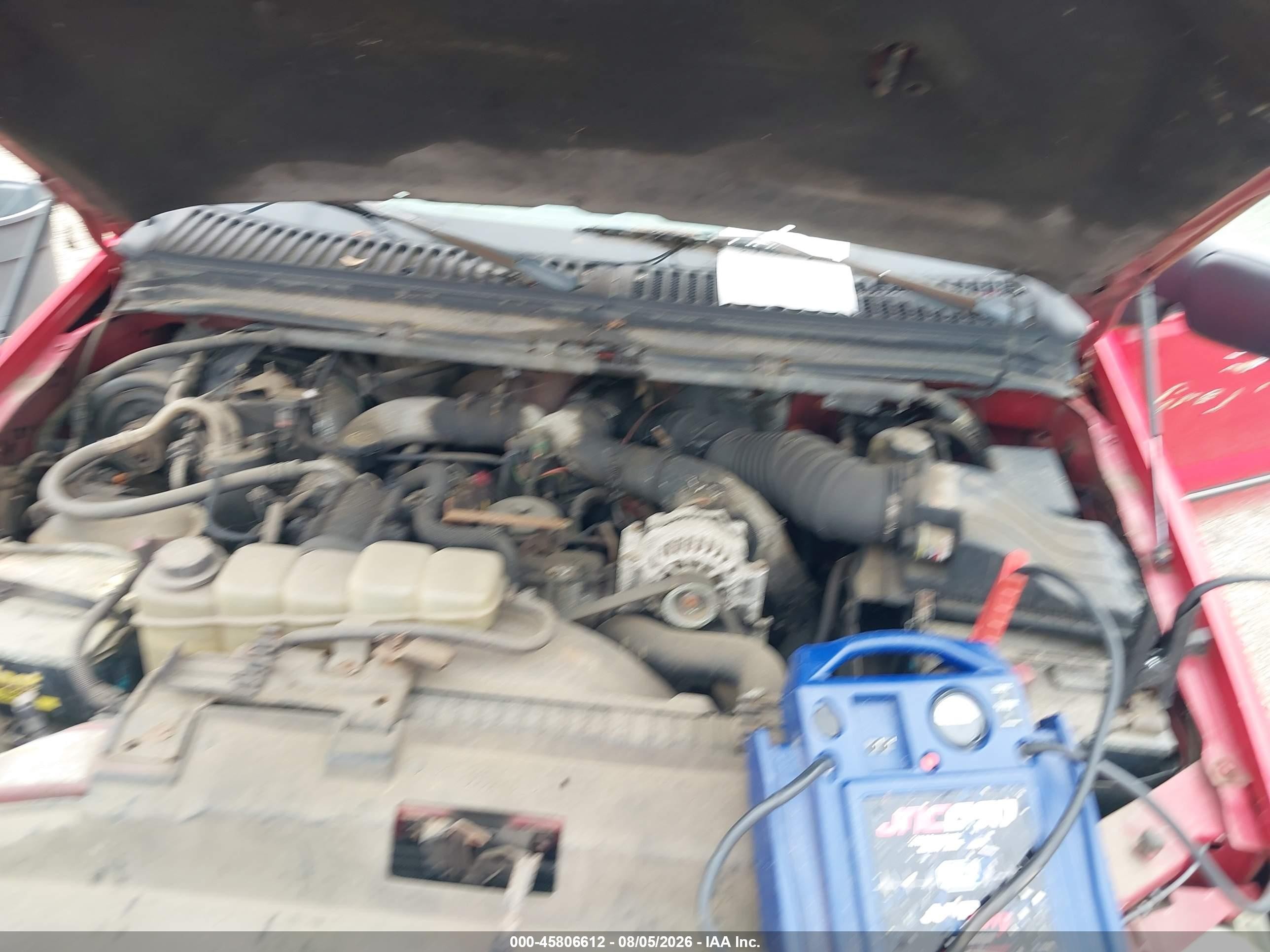 2000 Ford F-250 Lariat/xl/xlt Red vin: 1FTNX21F2YEE56502