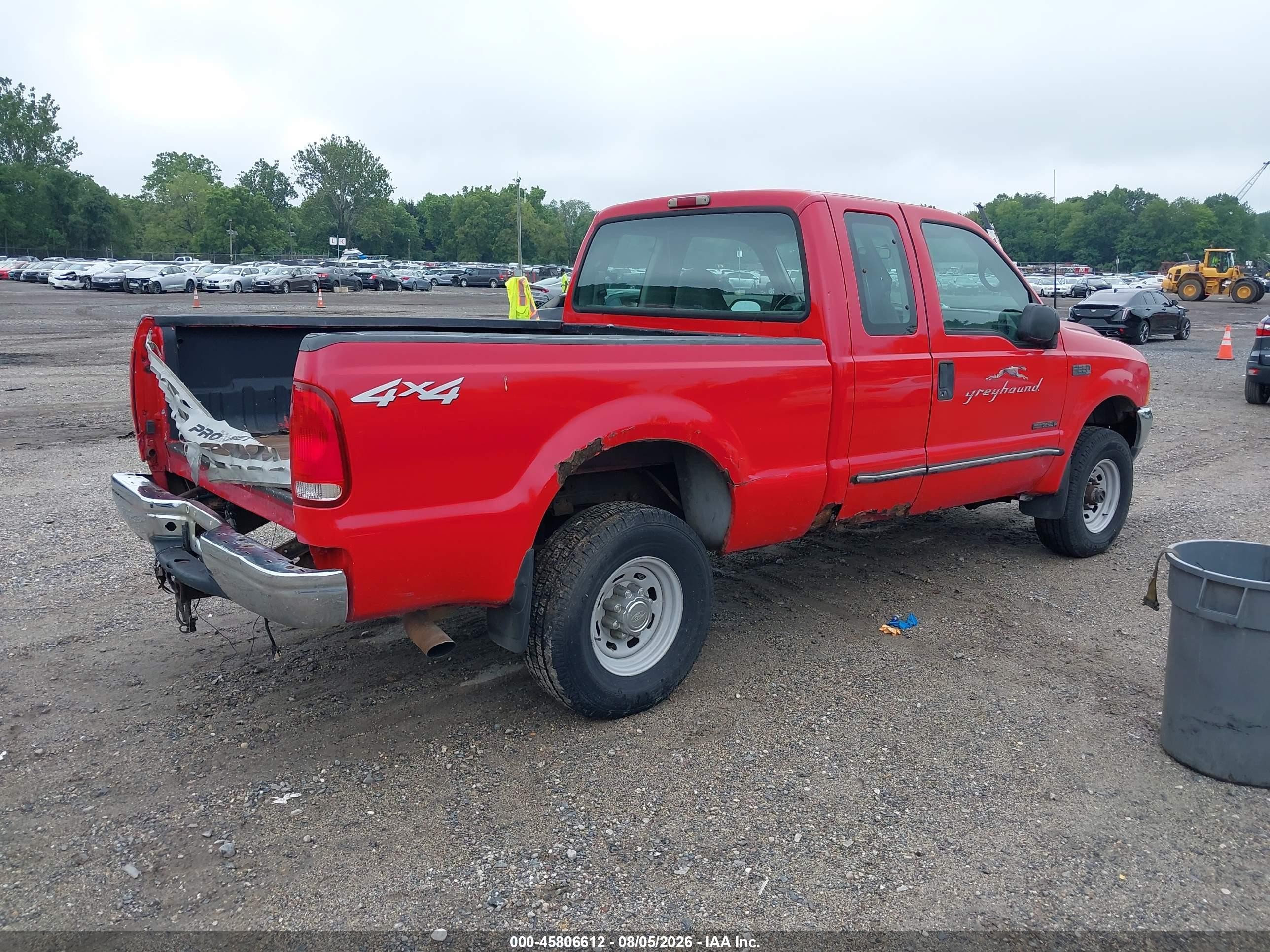 2000 Ford F-250 Lariat/xl/xlt Red vin: 1FTNX21F2YEE56502