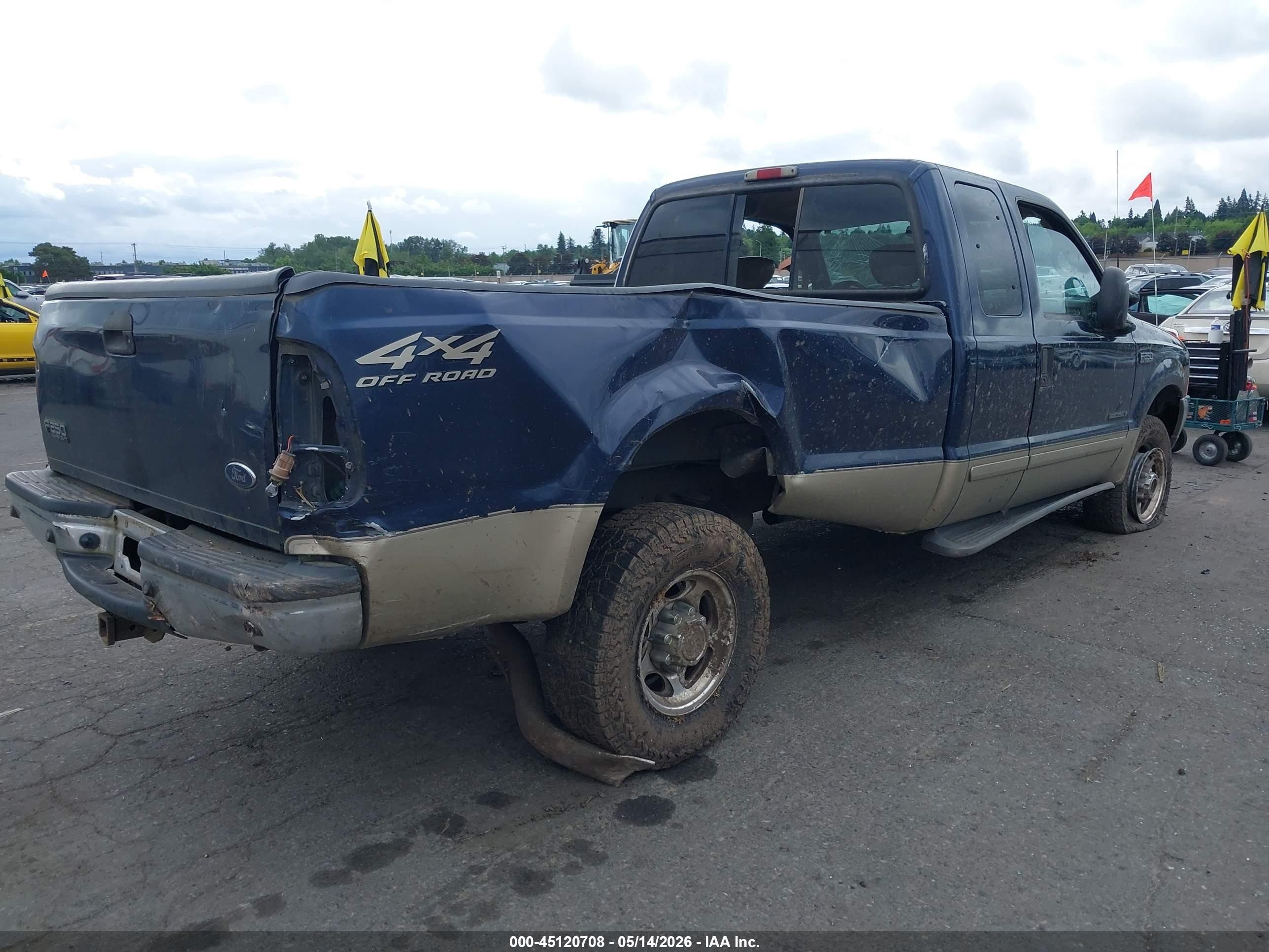 2001 Ford F-250 Lariat/xl/xlt Dark Blue vin: 1FTNX21F31EC33939