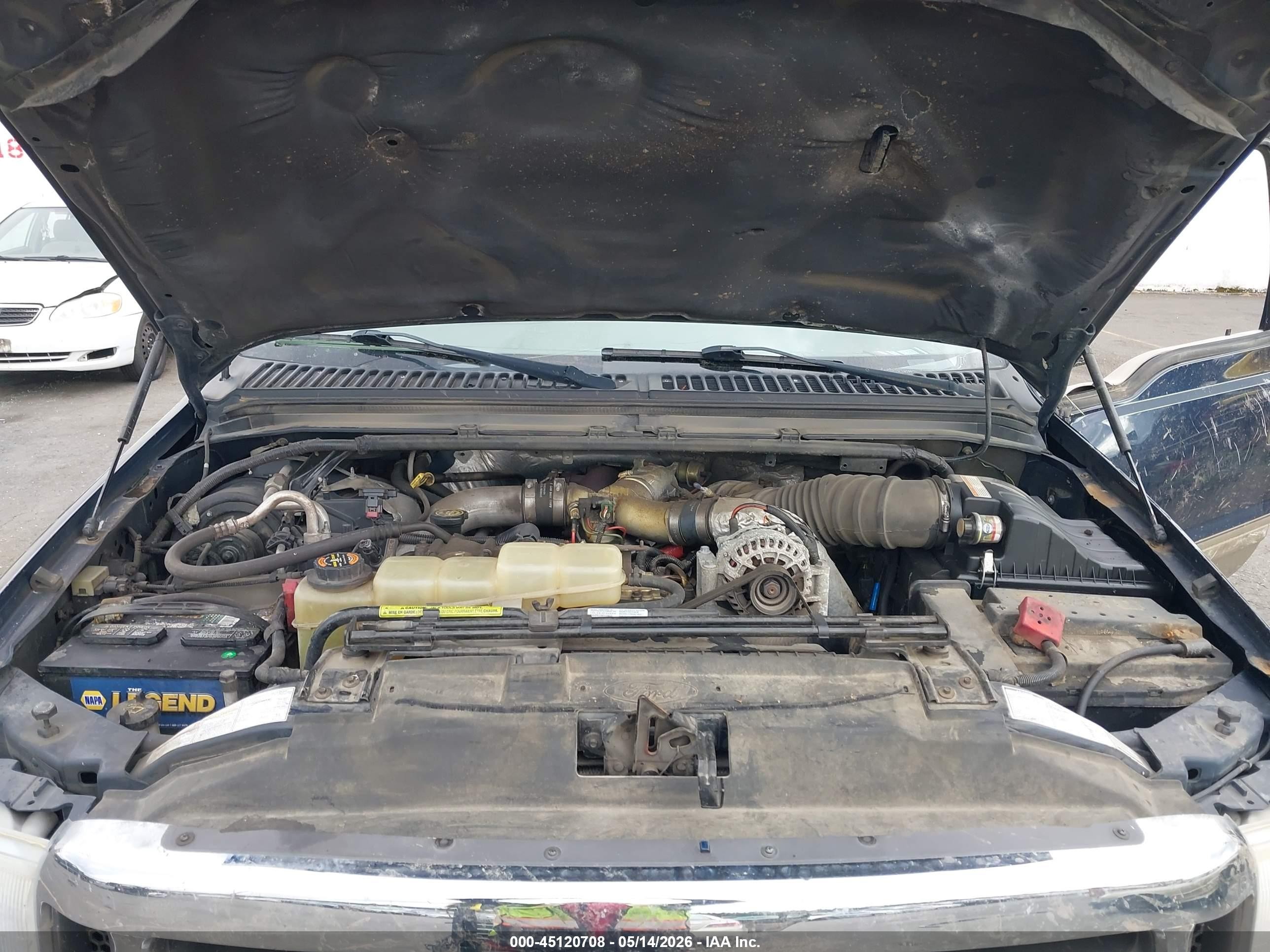 2001 Ford F-250 Lariat/xl/xlt Dark Blue vin: 1FTNX21F31EC33939