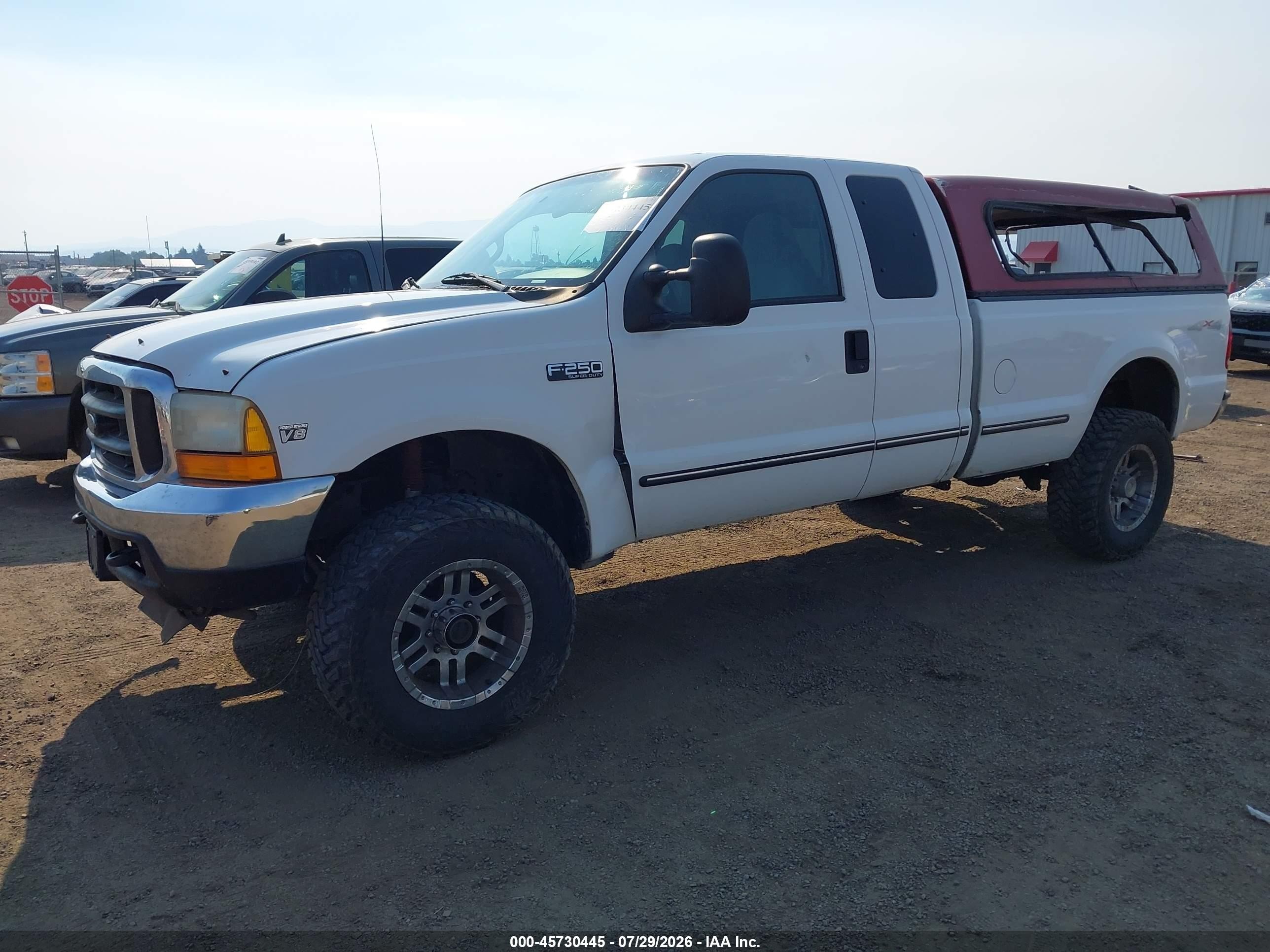 1999 Ford F-250 Lariat/xl/xlt White vin: 1FTNX21F3XEB61942