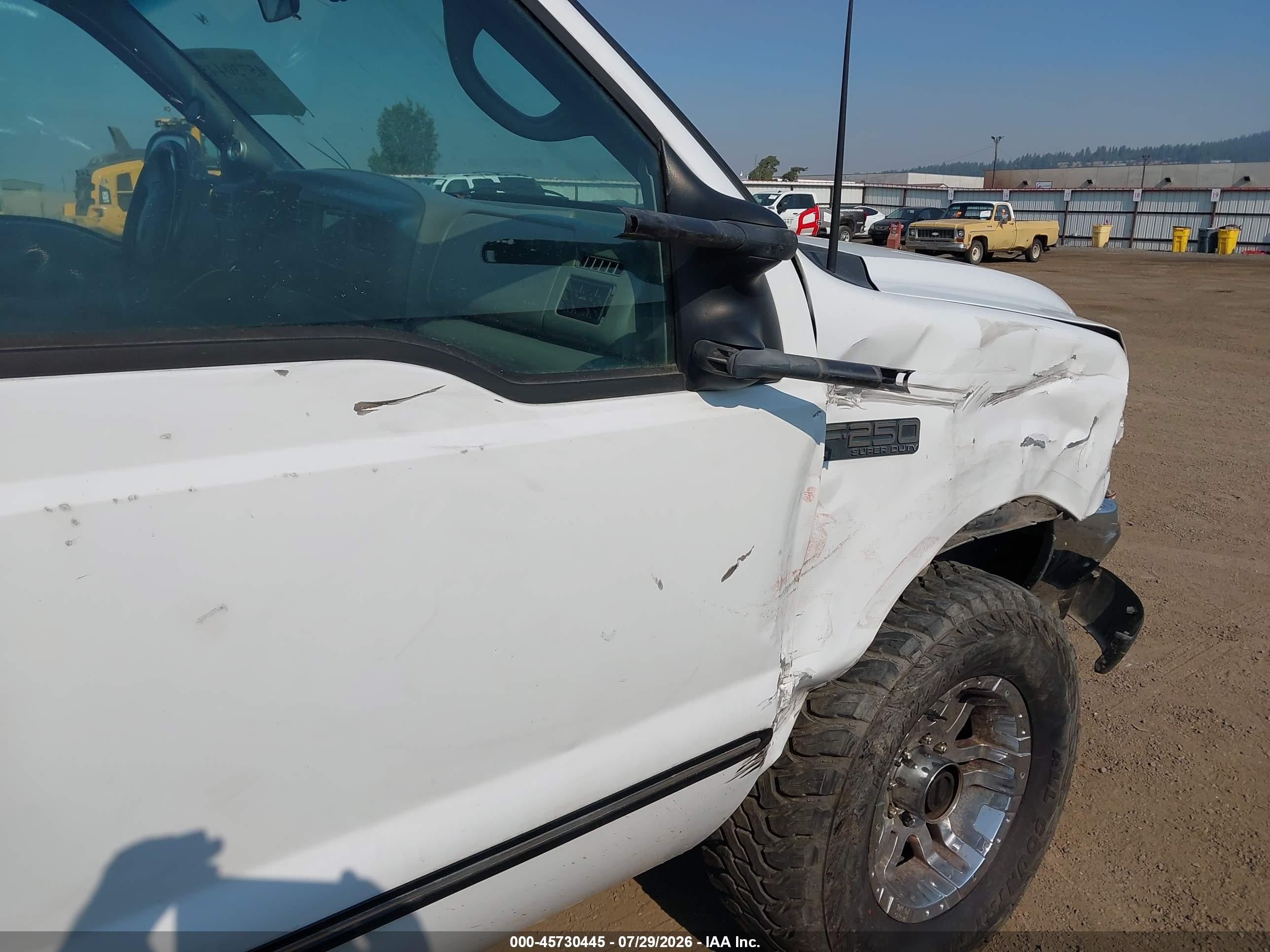 1999 Ford F-250 Lariat/xl/xlt White vin: 1FTNX21F3XEB61942