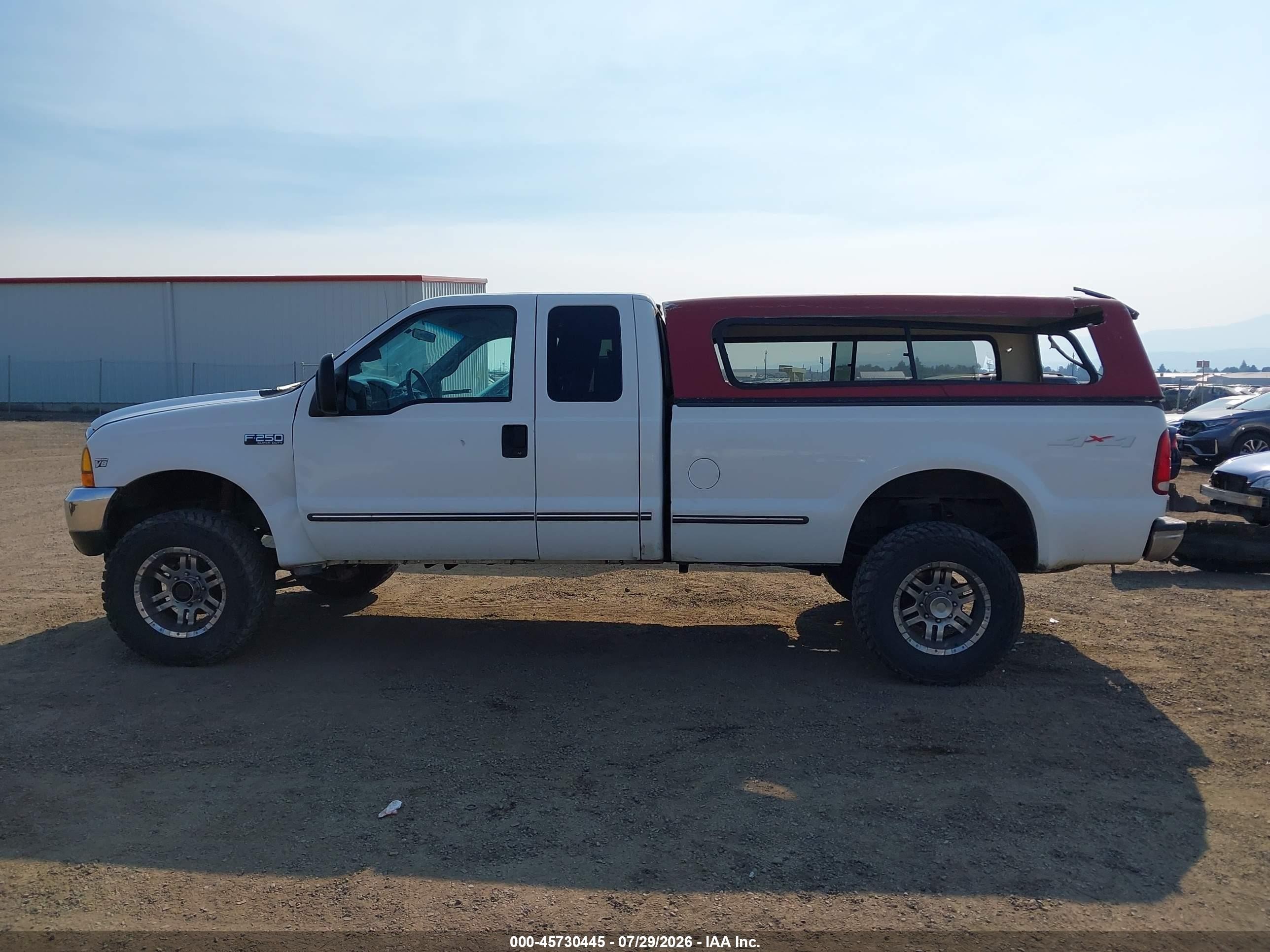 1999 Ford F-250 Lariat/xl/xlt White vin: 1FTNX21F3XEB61942