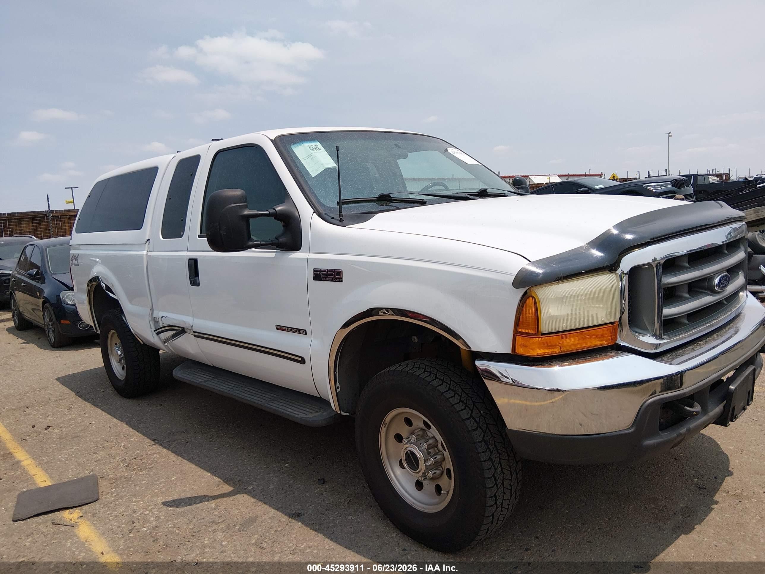 2000 Ford F-250 Lariat/xl/xlt Белый vin: 1FTNX21F3YEB97017