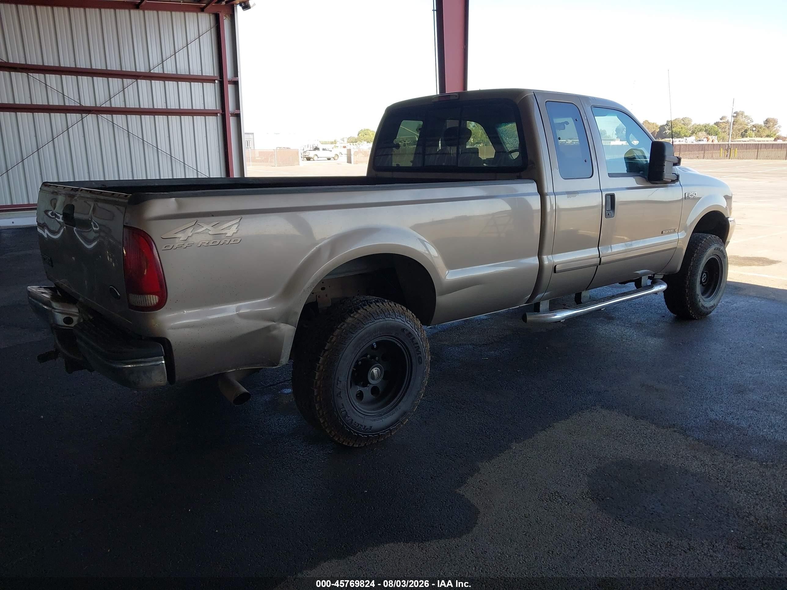 2002 Ford F-250 Lariat/xl/xlt Tan vin: 1FTNX21F42EC83461