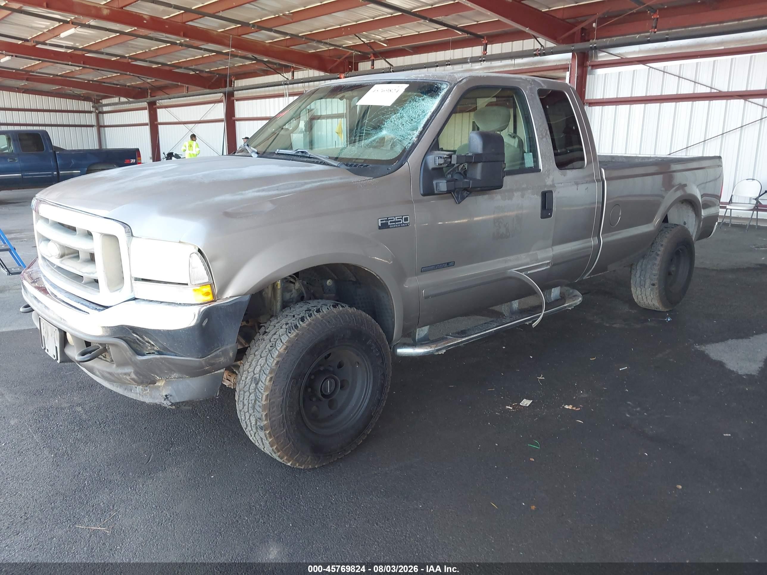 2002 Ford F-250 Lariat/xl/xlt Tan vin: 1FTNX21F42EC83461