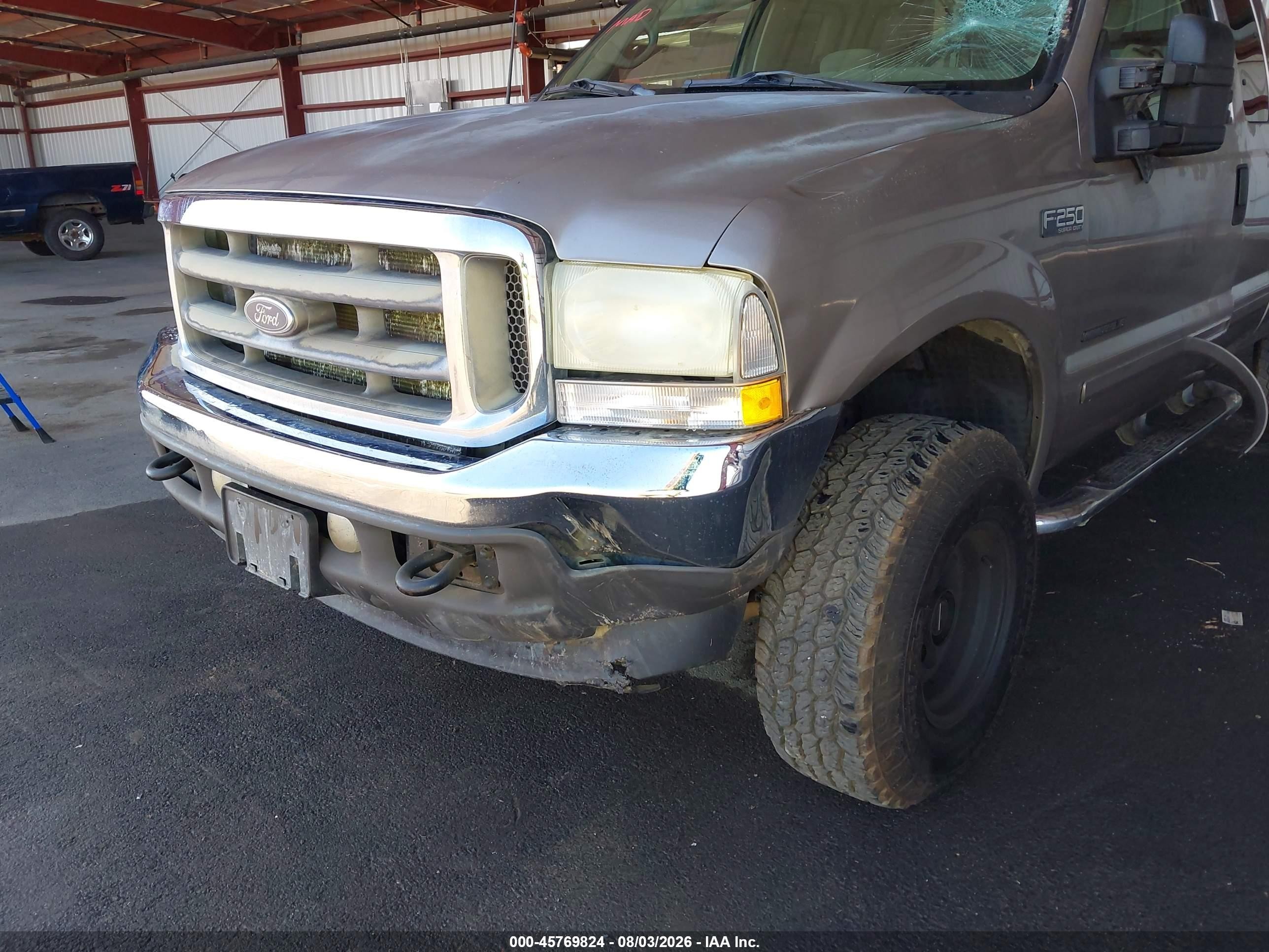 2002 Ford F-250 Lariat/xl/xlt Tan vin: 1FTNX21F42EC83461