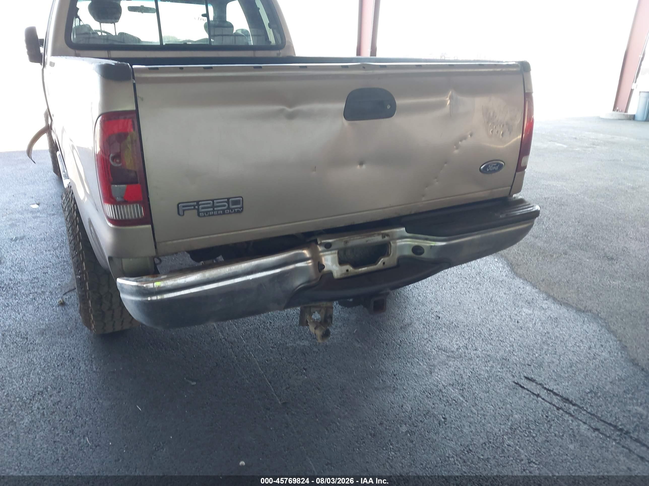2002 Ford F-250 Lariat/xl/xlt Tan vin: 1FTNX21F42EC83461
