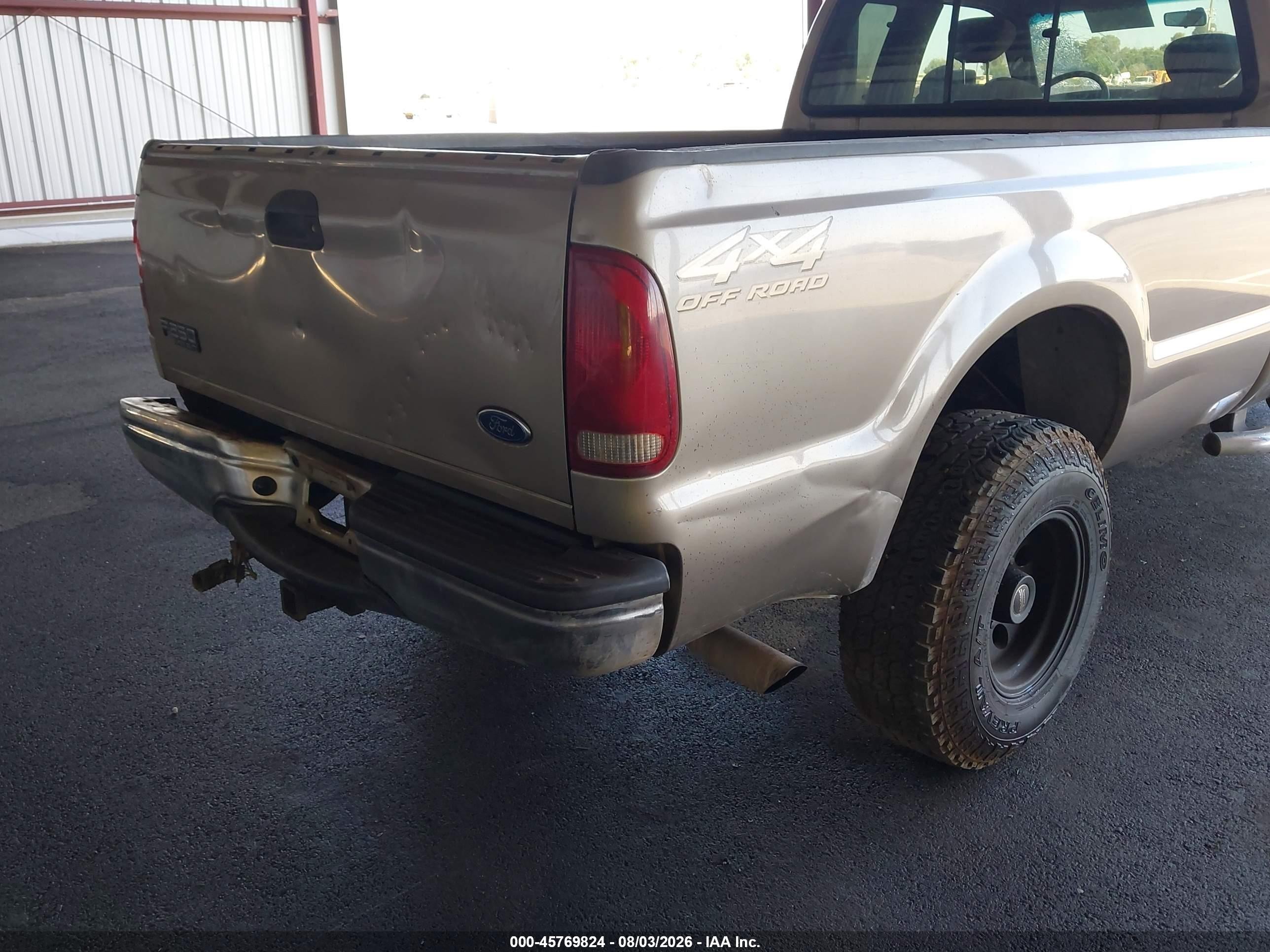 2002 Ford F-250 Lariat/xl/xlt Tan vin: 1FTNX21F42EC83461