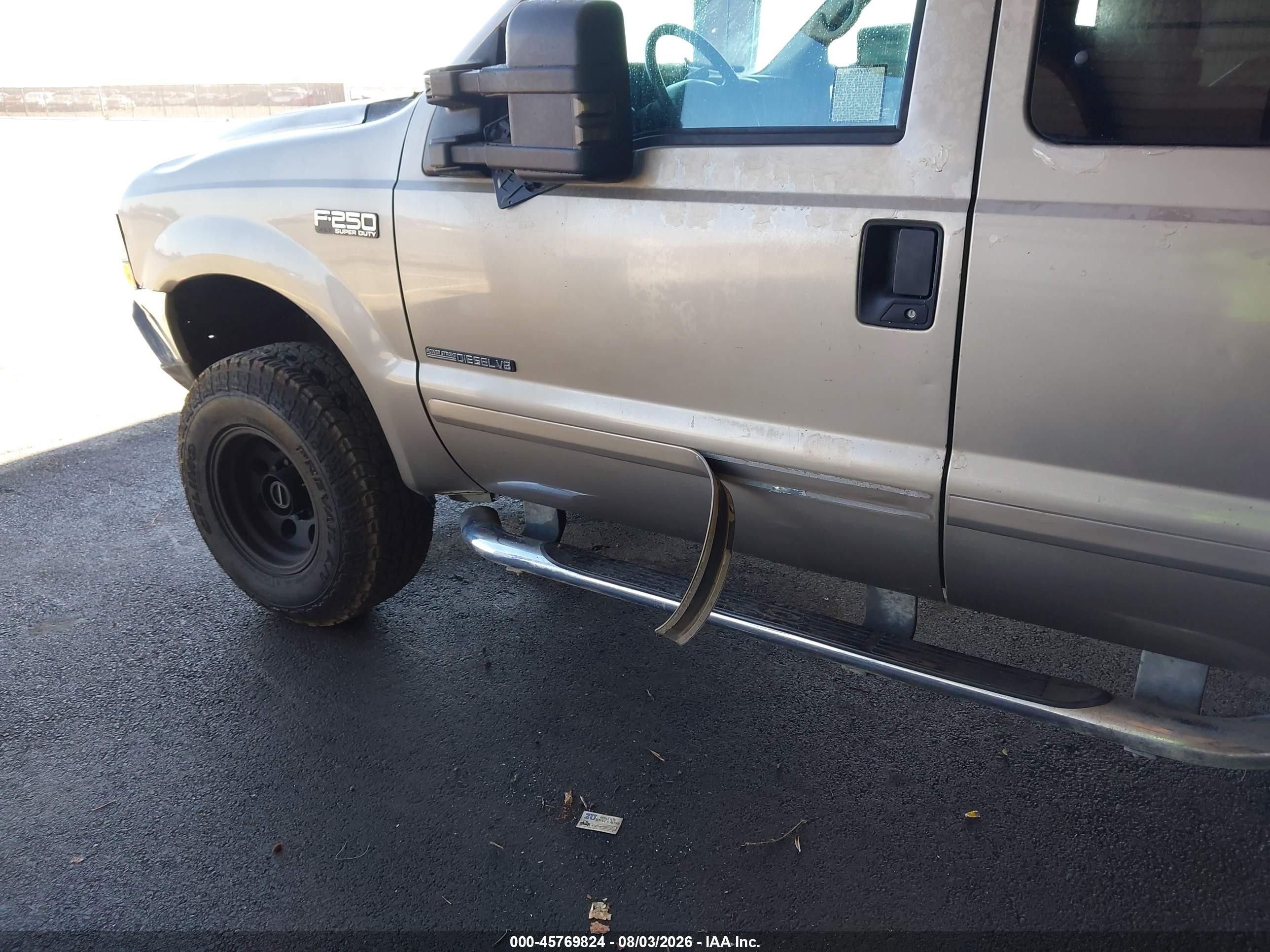2002 Ford F-250 Lariat/xl/xlt Tan vin: 1FTNX21F42EC83461